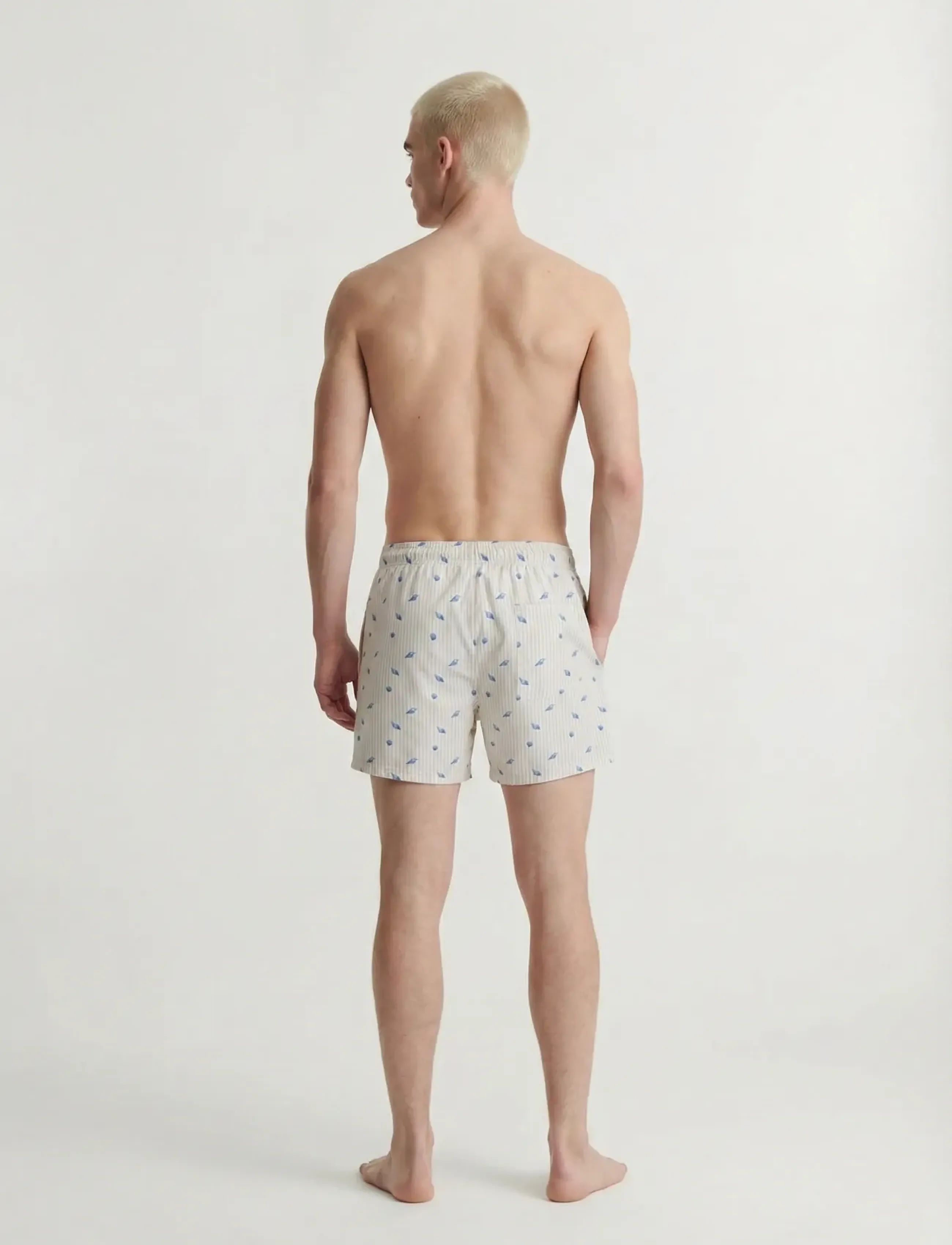 Jack & Jones - JPSTMAUI BREEZE MINI STRIPE SWIM SRT SN - badeshorts - moonbeam - 3