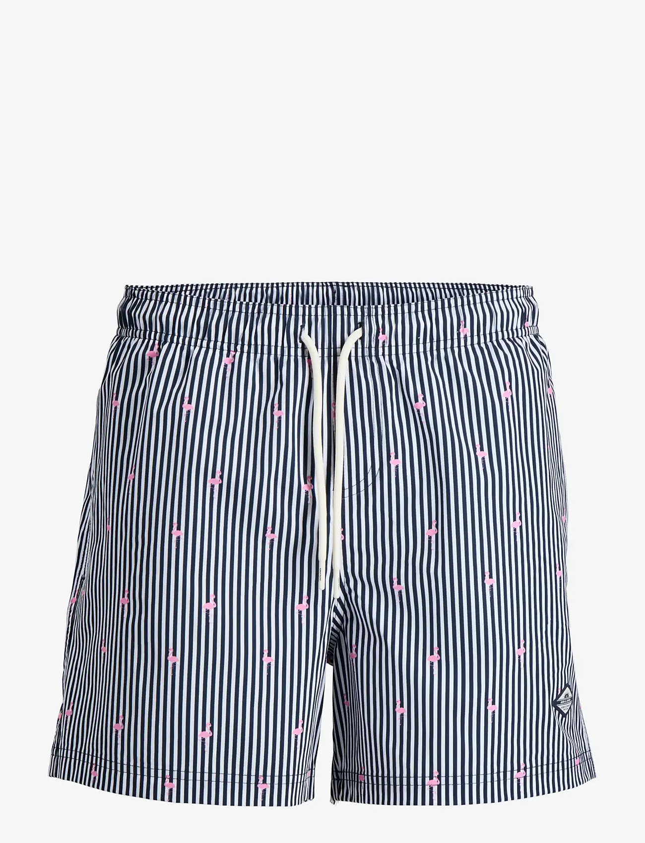 Jack & Jones - JPSTMAUI BREEZE MINI STRIPE SWIM SRT SN - badeshorts - navy blazer - 1