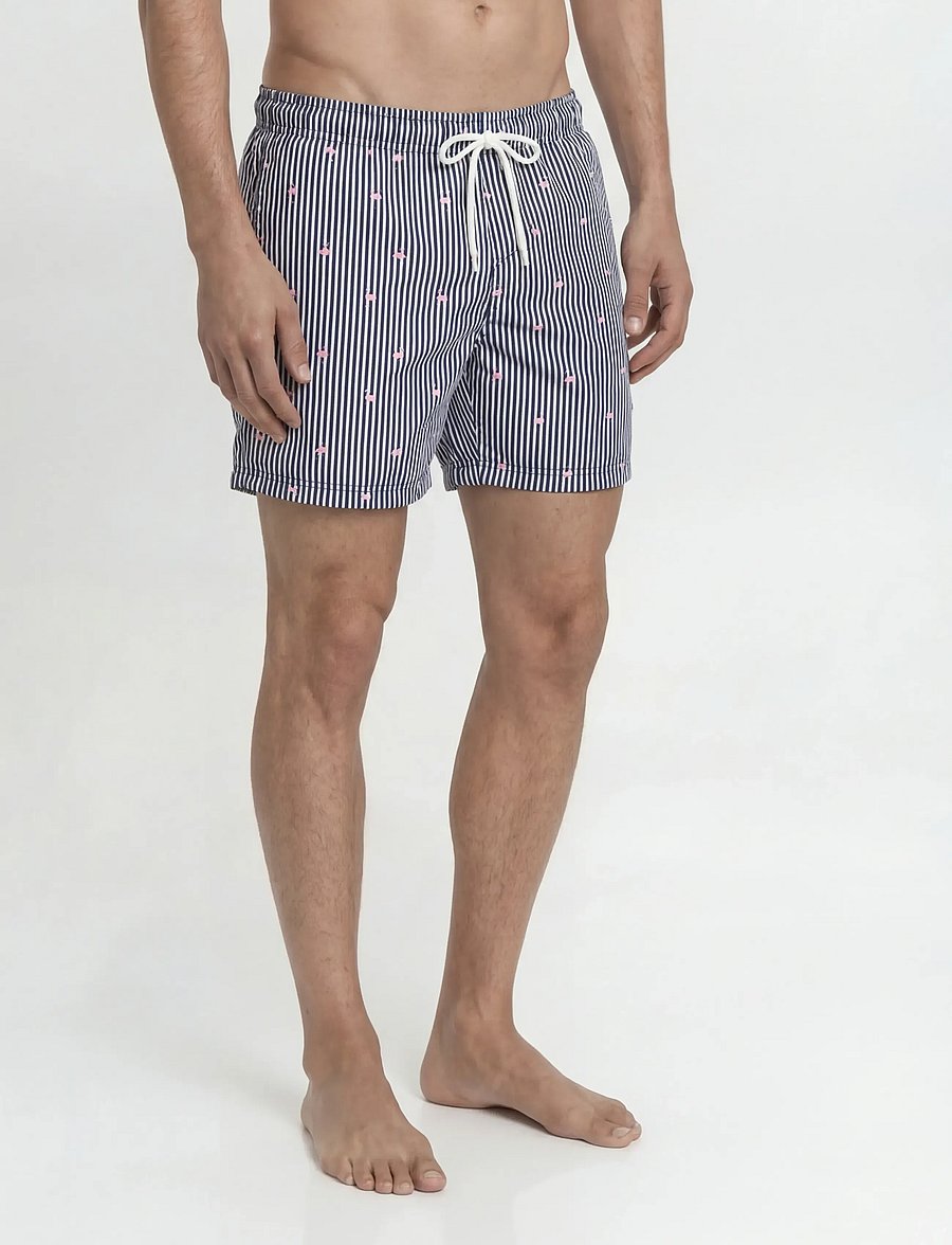 Jack & Jones - JPSTMAUI BREEZE MINI STRIPE SWIM SRT SN - badehose - navy blazer - 0