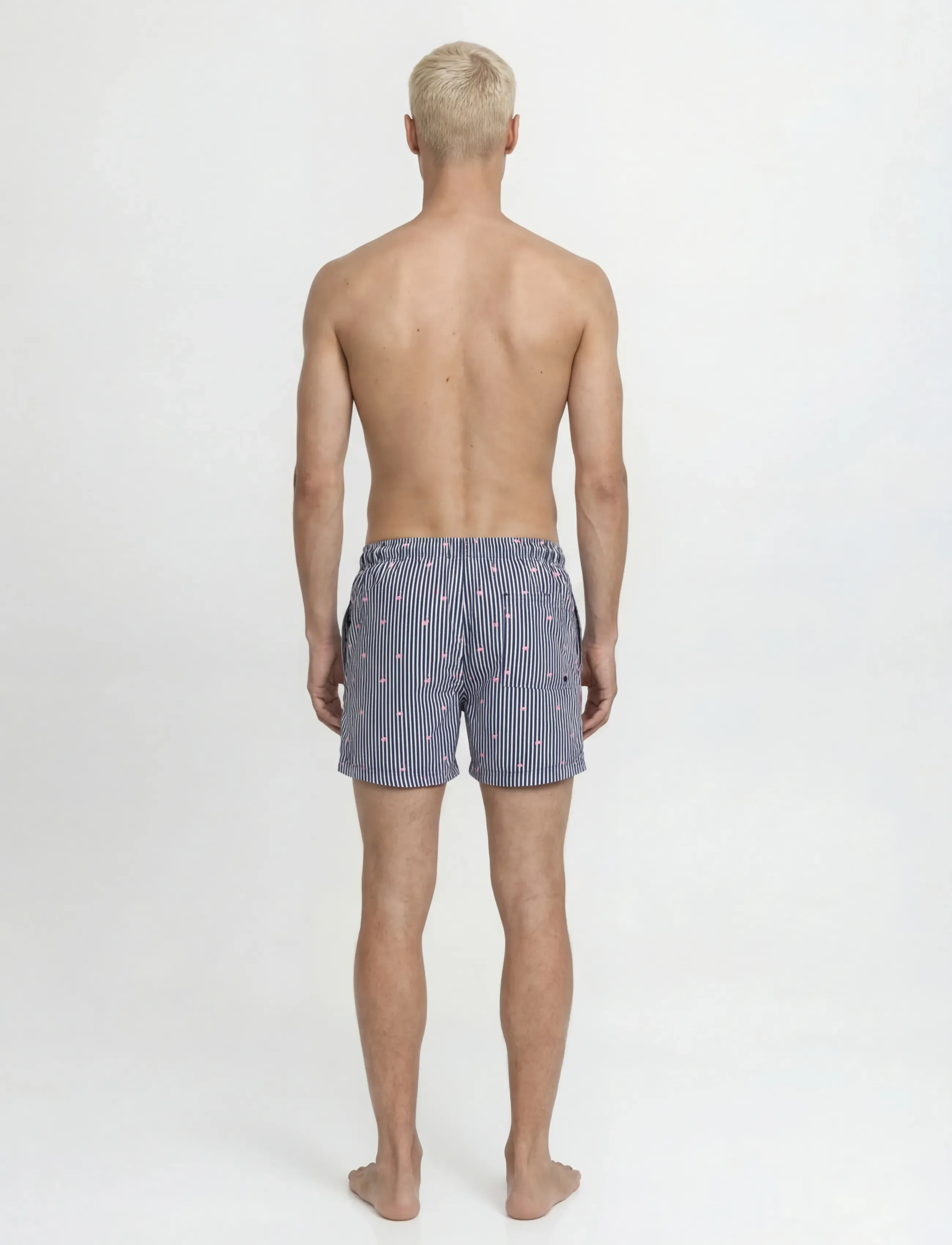 Jack & Jones - JPSTMAUI BREEZE MINI STRIPE SWIM SRT SN - swim shorts - navy blazer - 3