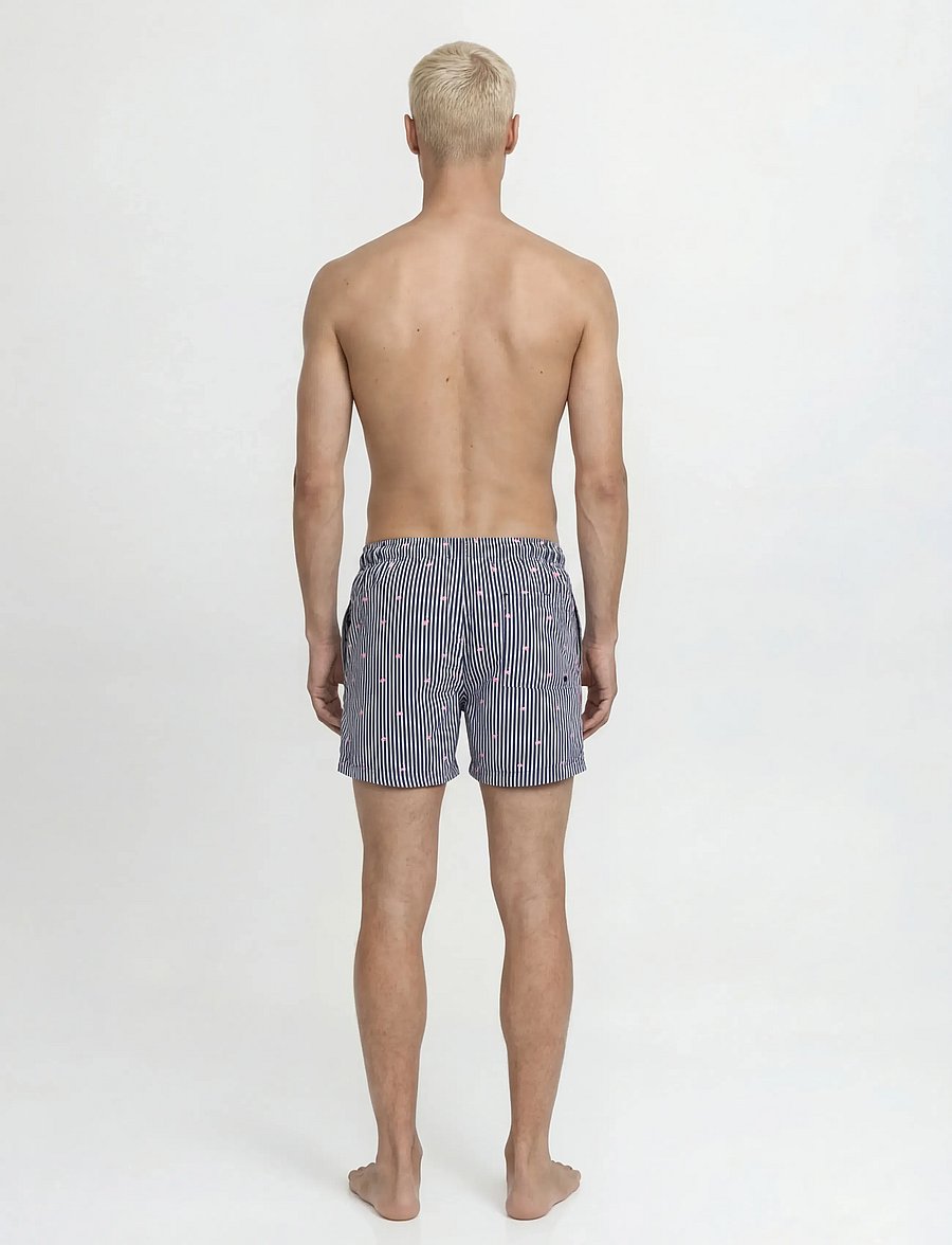 Jack & Jones - JPSTMAUI BREEZE MINI STRIPE SWIM SRT SN - badehose - navy blazer - 3