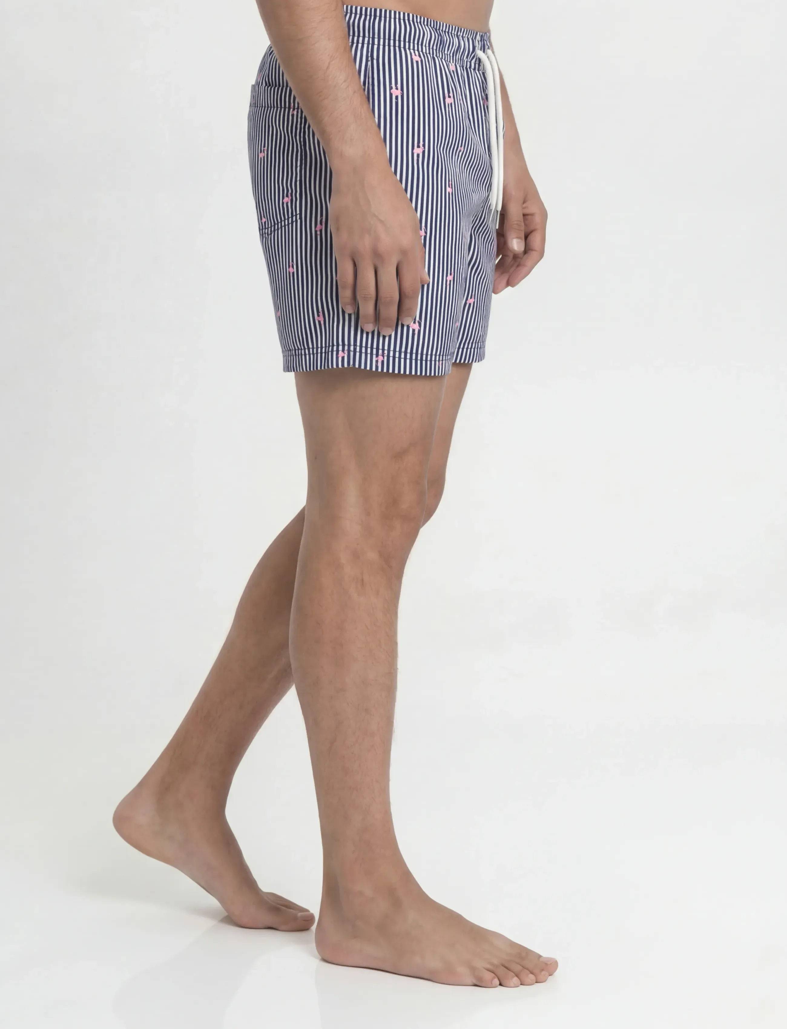 Jack & Jones - JPSTMAUI BREEZE MINI STRIPE SWIM SRT SN - swim shorts - navy blazer - 5