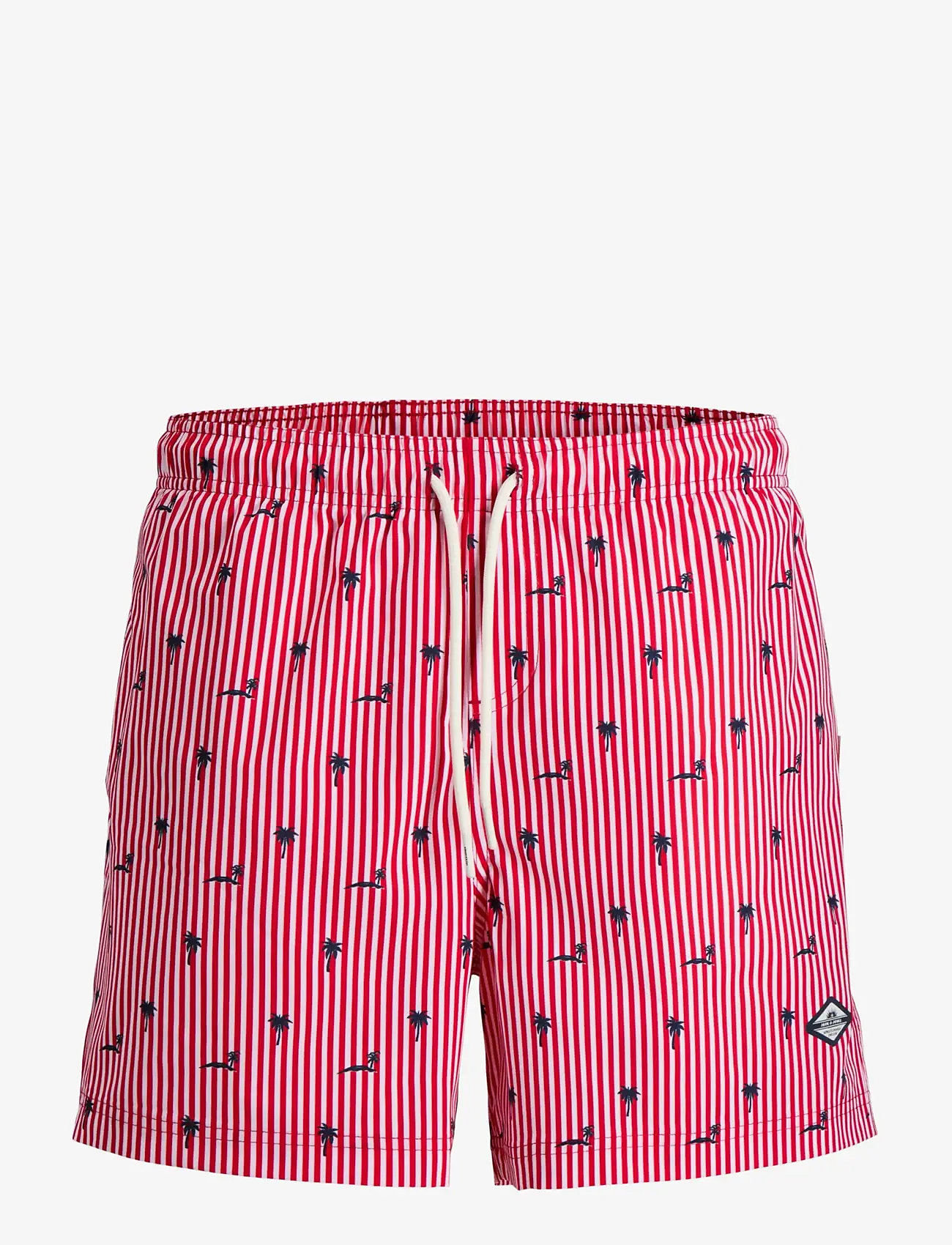 Jack & Jones - JPSTMAUI BREEZE MINI STRIPE SWIM SRT SN - shorts de bain - true red - 1