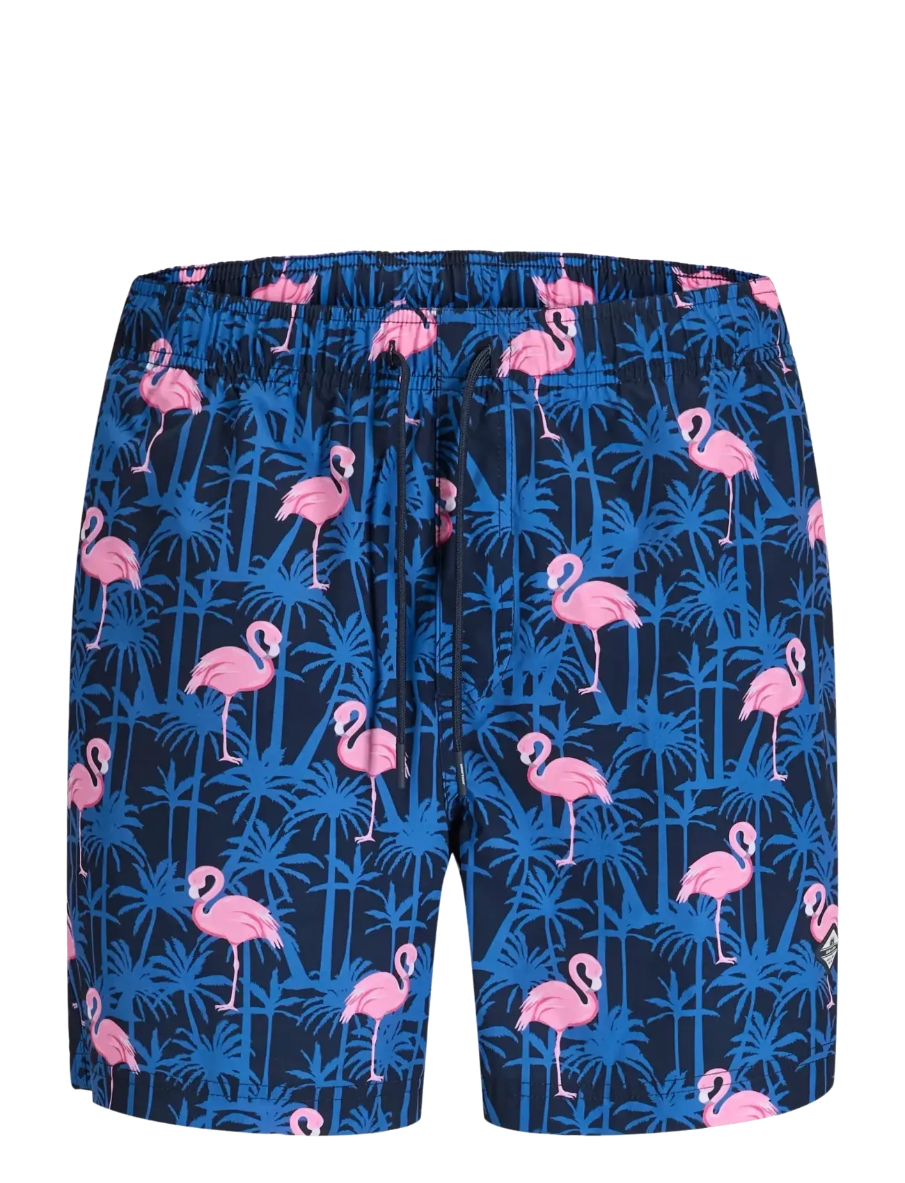 Jack & Jones JPSTMAUI VIBES NOVELTY AOP SWIM SHORT SN - Badehose - NAVY BLAZER / blue