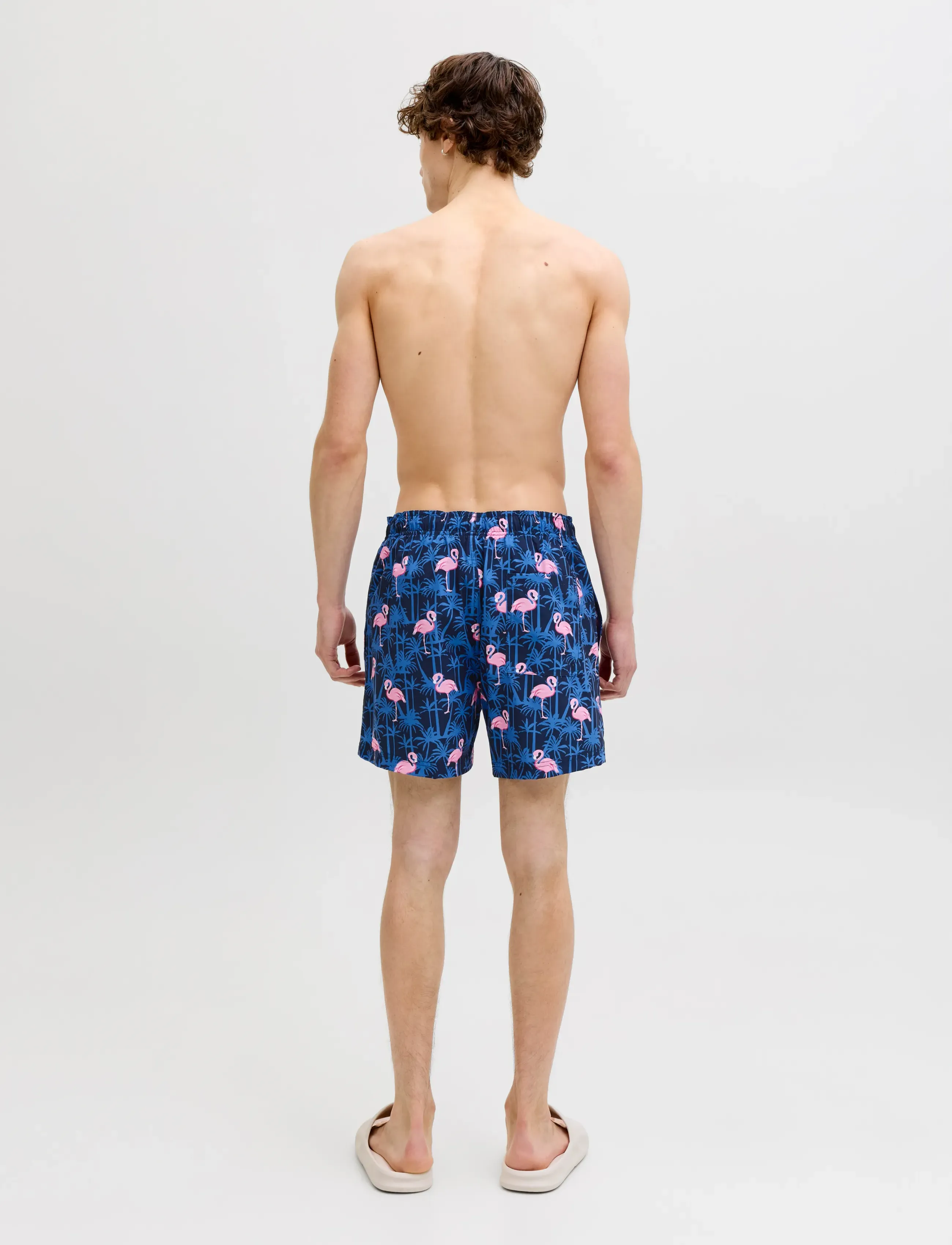Jack & Jones - JPSTMAUI VIBES NOVELTY AOP SWIM SHORT SN - badehose - navy blazer - 3