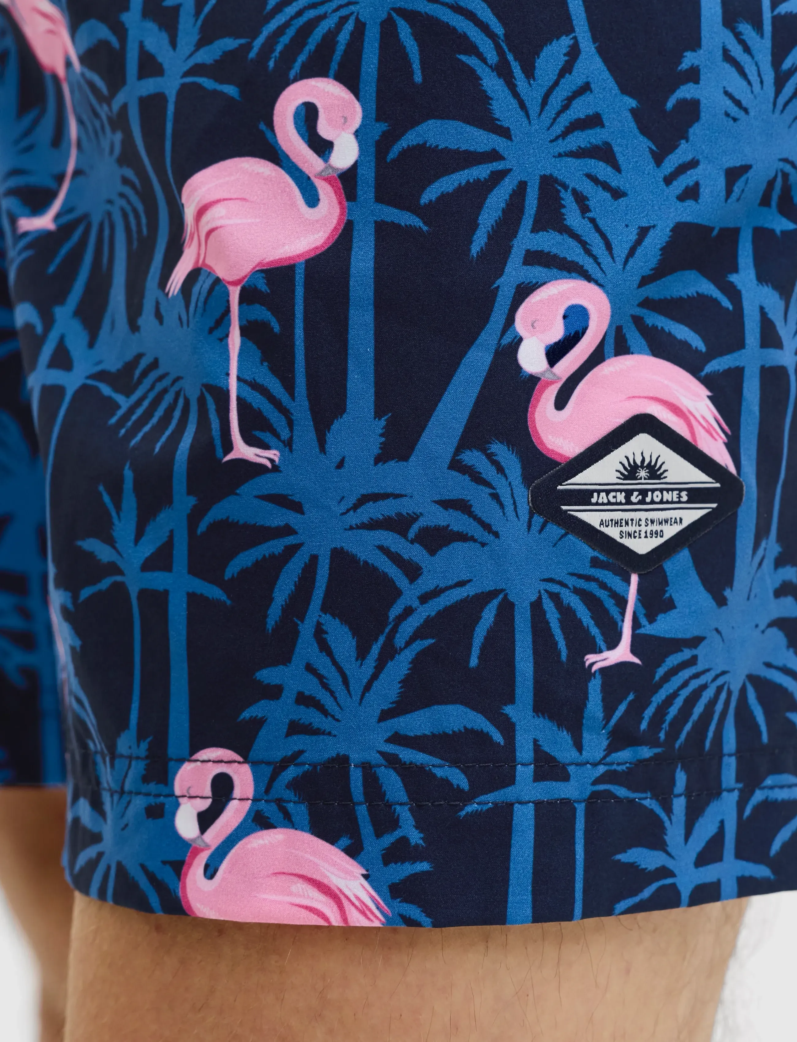 Jack & Jones - JPSTMAUI VIBES NOVELTY AOP SWIM SHORT SN - badehose - navy blazer - 5