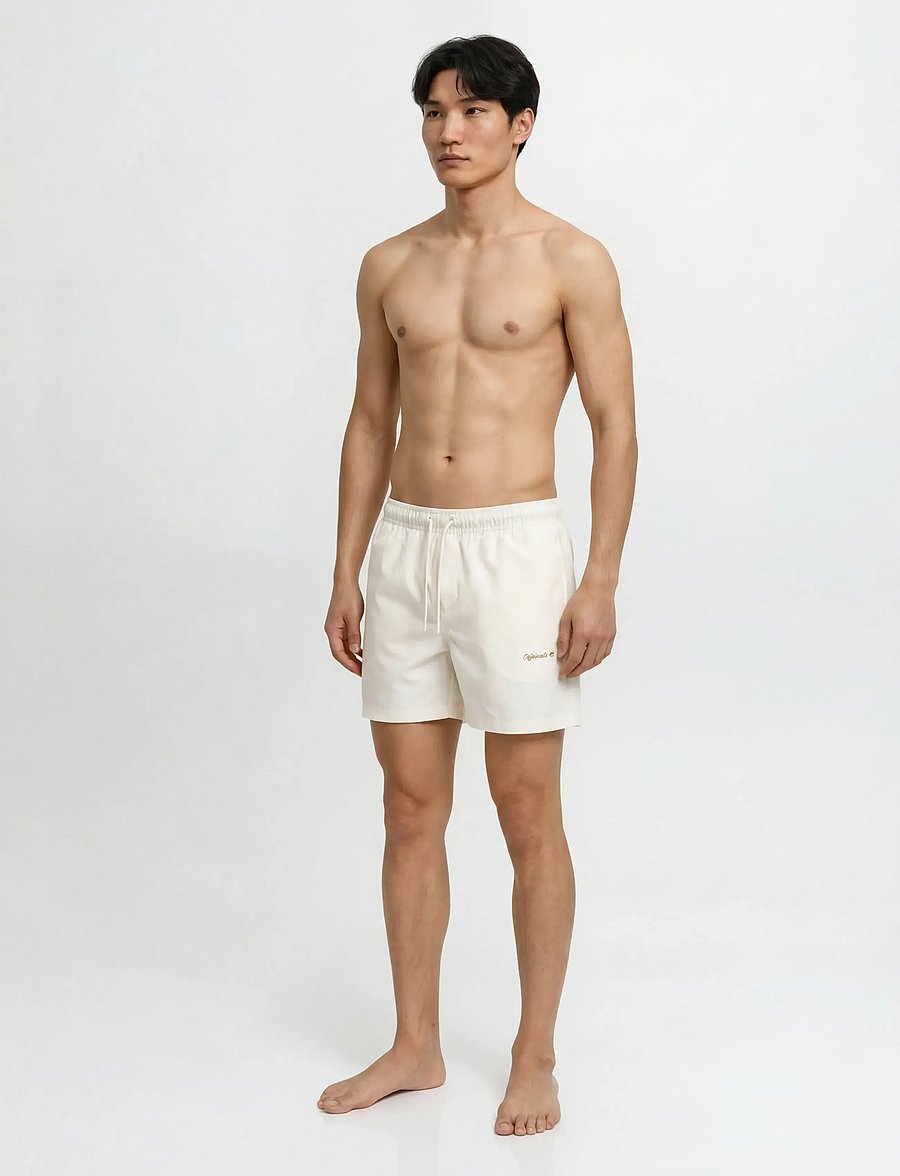 Jack & Jones - JPSTMAUI NORREBRO SWIM SHORTS REG RET - badehose - antique white - 4