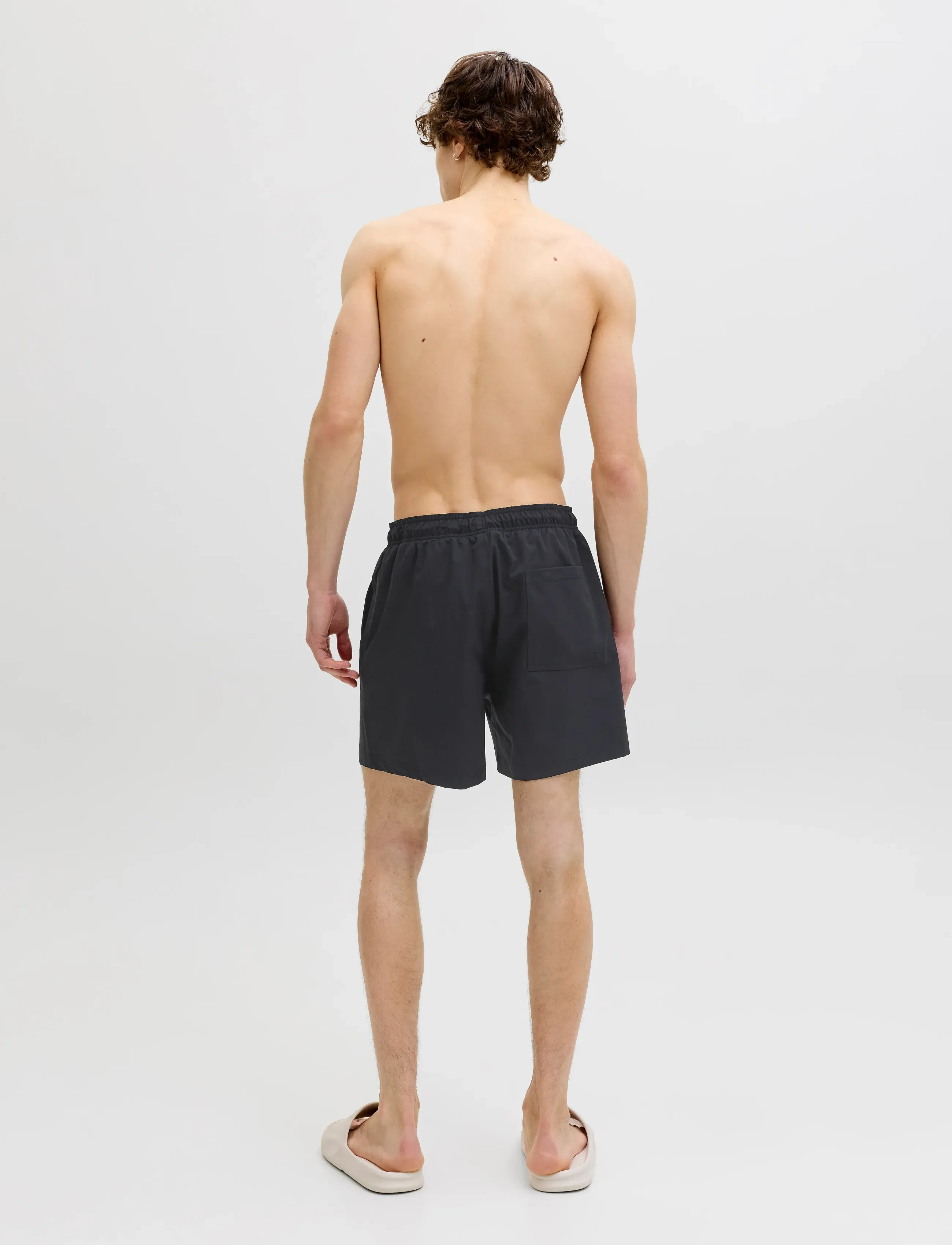 Jack & Jones - JPSTMAUI NORREBRO SWIM SHORTS REG RET - badehose - black - 3