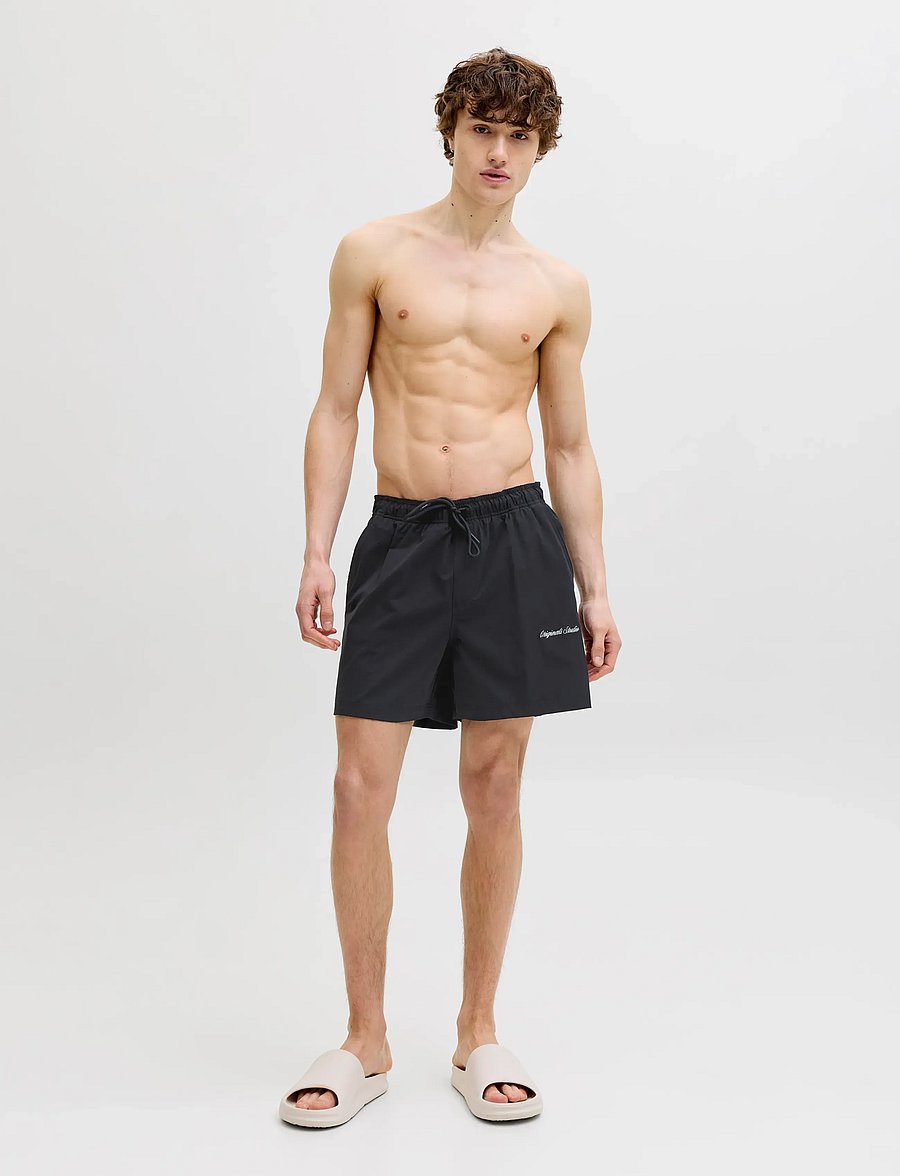 Jack & Jones - JPSTMAUI NORREBRO SWIM SHORTS REG RET - badehose - black - 4