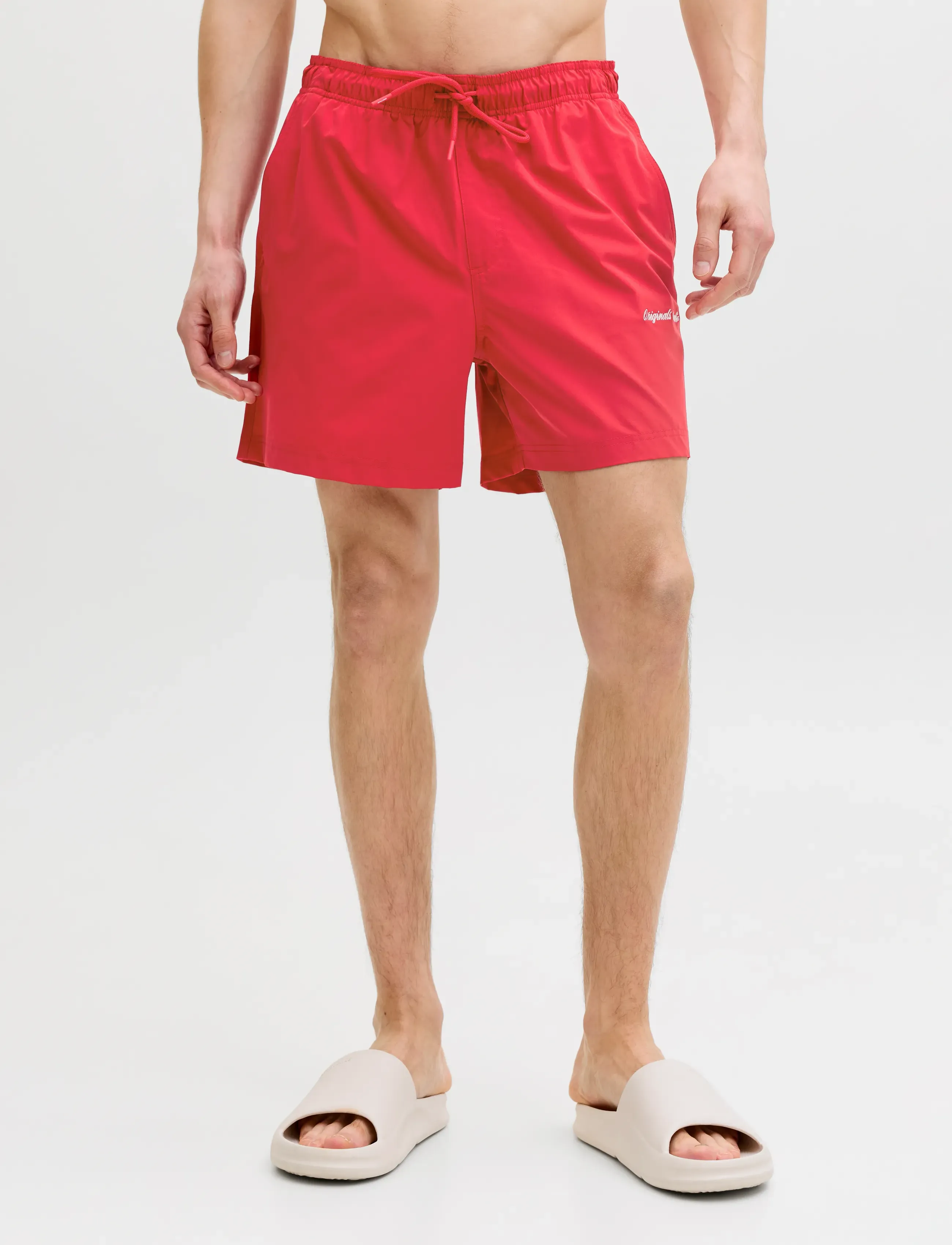 Jack & Jones Jpstmaui Norrebro Swim Shorts Reg Ret, XL, Red, Badetøj > Shorts, Herre