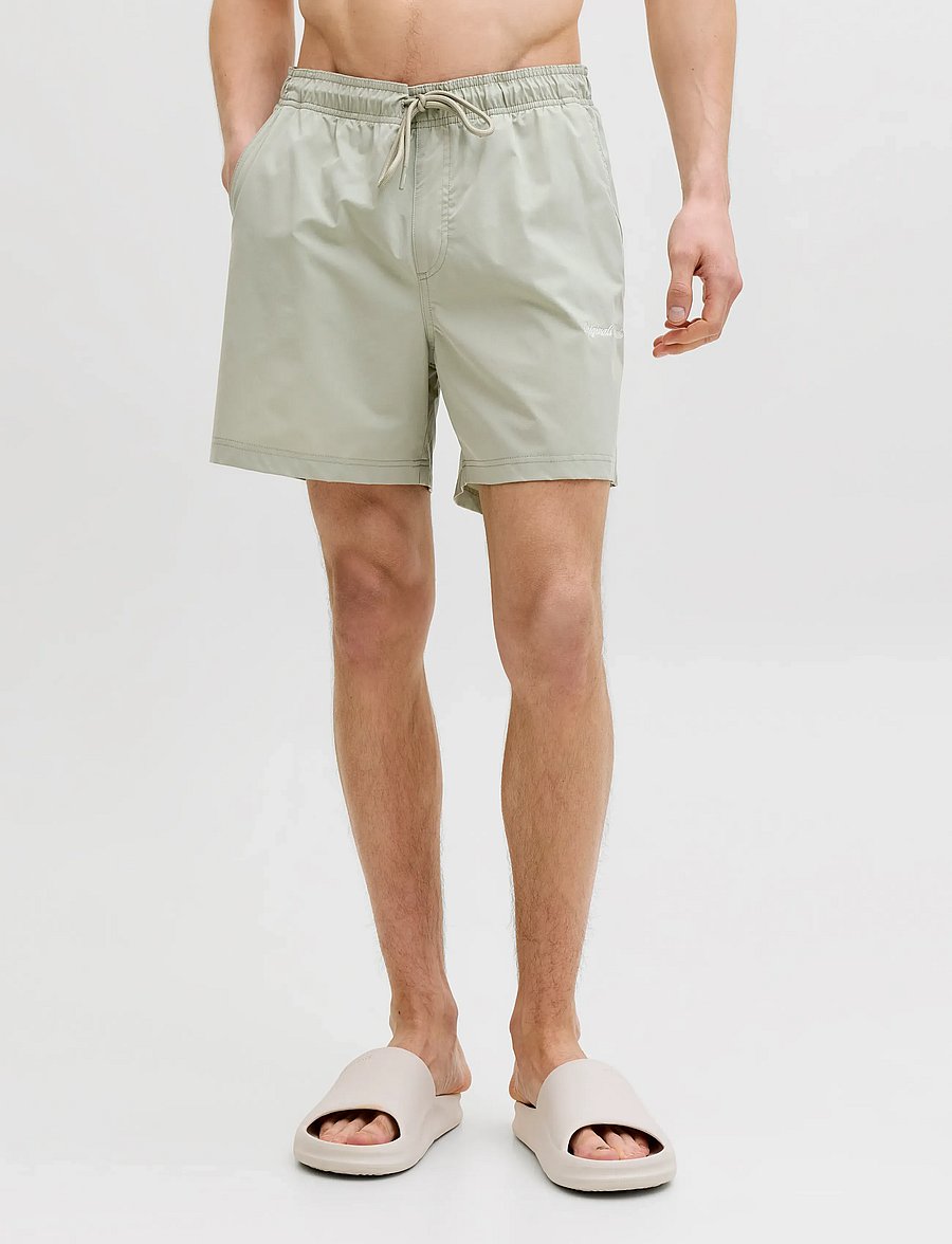 Jack & Jones - JPSTMAUI NORREBRO SWIM SHORTS REG RET - badshorts - seagrass - 0