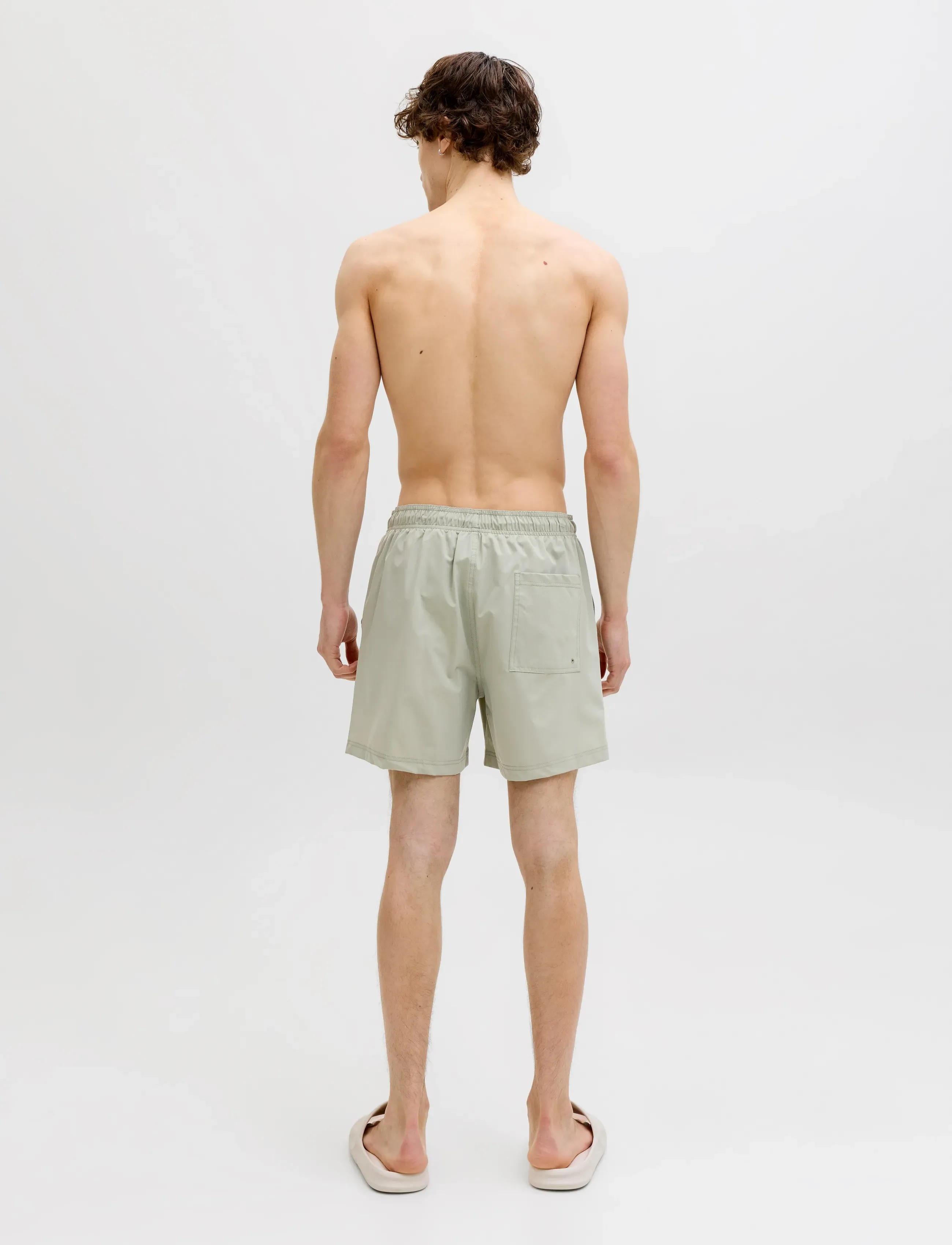 Jack & Jones - JPSTMAUI NORREBRO SWIM SHORTS REG RET - badeshorts - seagrass - 3