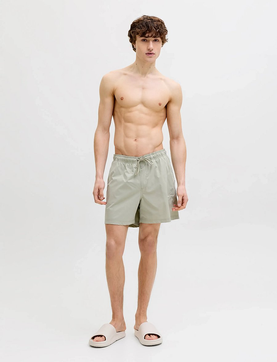 Jack & Jones - JPSTMAUI NORREBRO SWIM SHORTS REG RET - badshorts - seagrass - 4