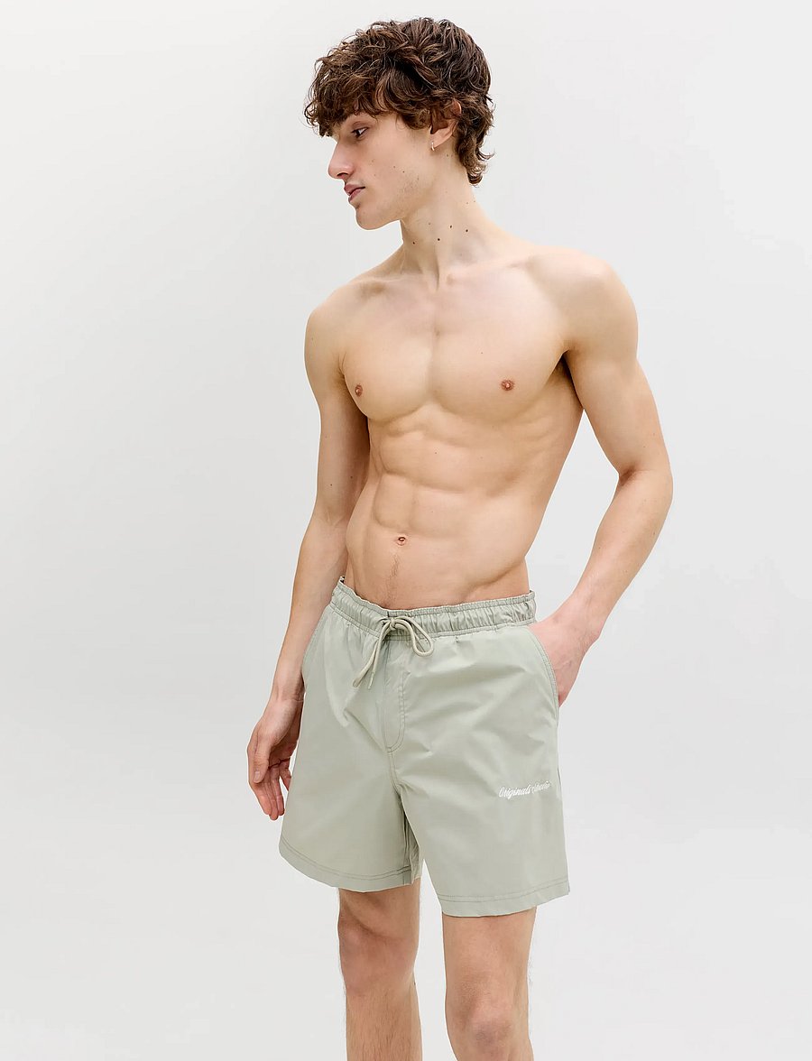 Jack & Jones - JPSTMAUI NORREBRO SWIM SHORTS REG RET - badshorts - seagrass - 5