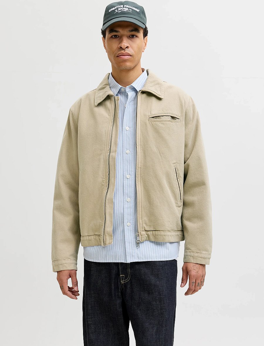 Jack & Jones - JORNANTUCKET WORKER JACKET - vorjakkar - crockery - 0