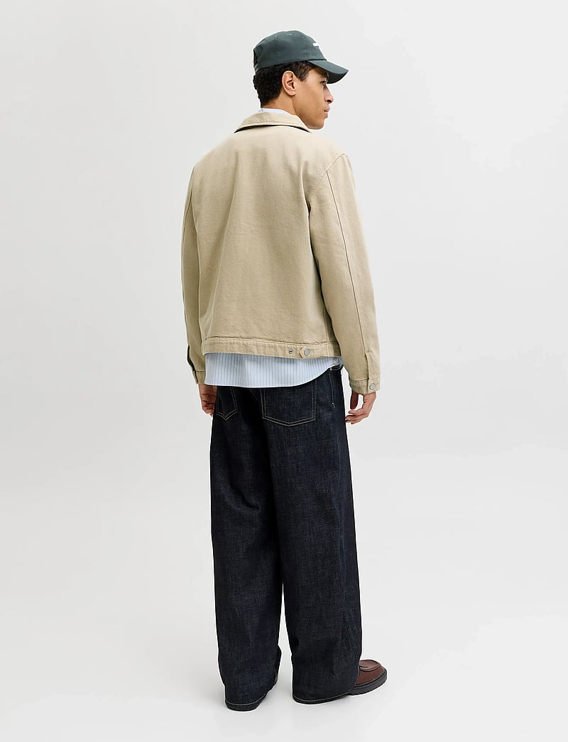 Jack & Jones - JORNANTUCKET WORKER JACKET - forårsjakker - crockery - 2