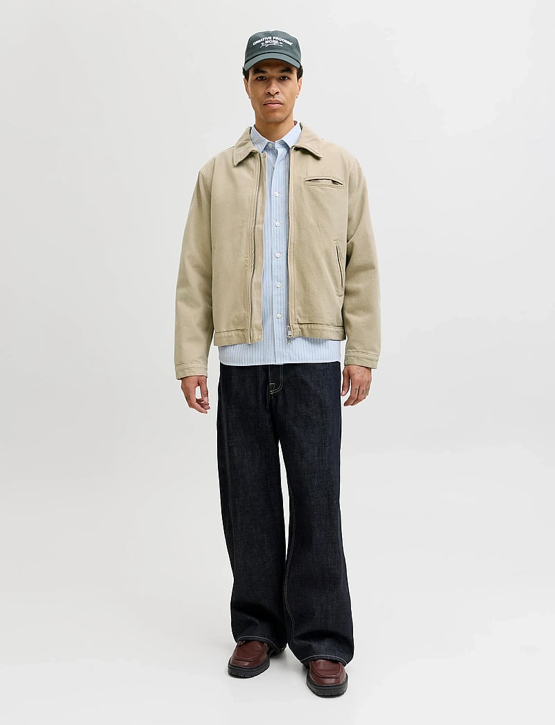 Jack & Jones - JORNANTUCKET WORKER JACKET - forårsjakker - crockery - 3