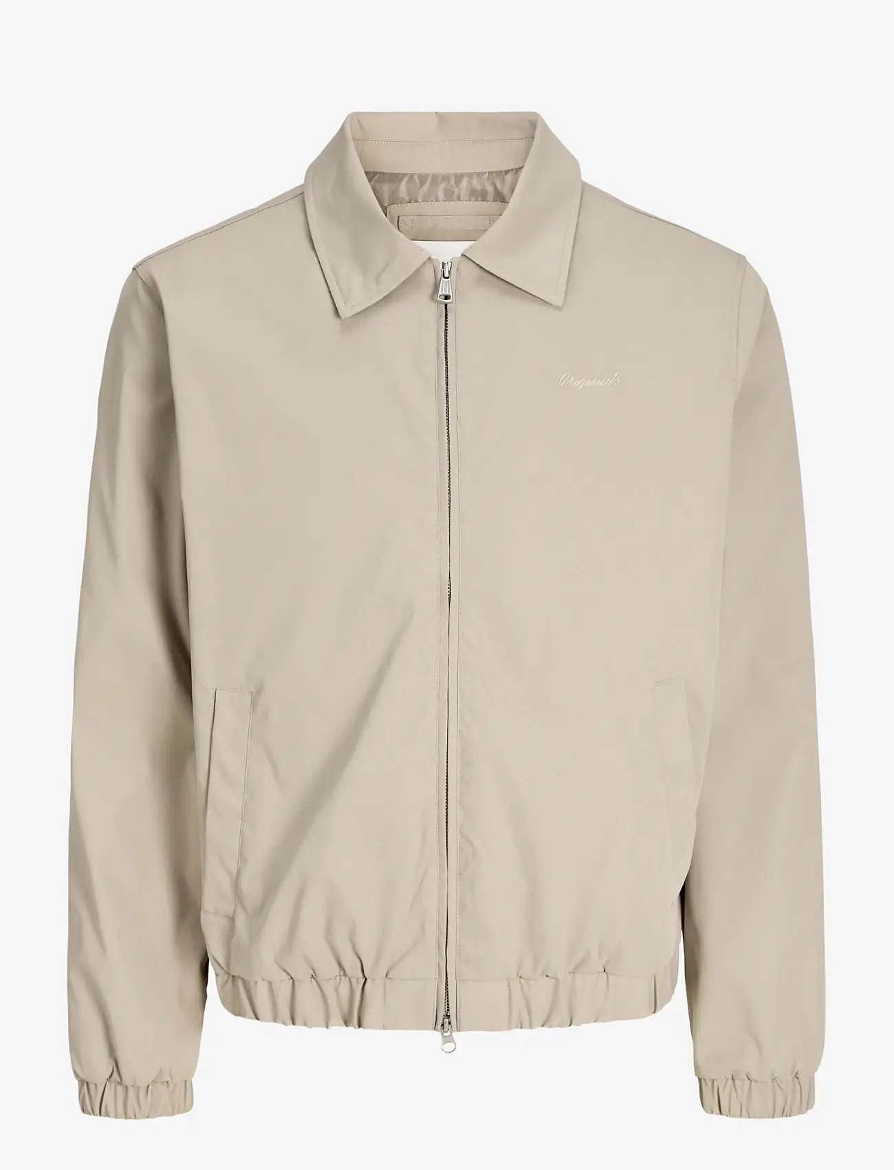 Jack & Jones - JORCATSKILLS HARRINGTON JACKET SN - frühlingsjacken - crockery - 1