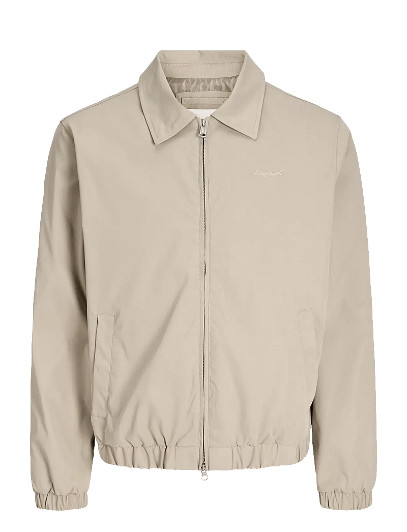 Jack & Jones - JORCATSKILLS HARRINGTON JACKET SN - frühlingsjacken - crockery - 1