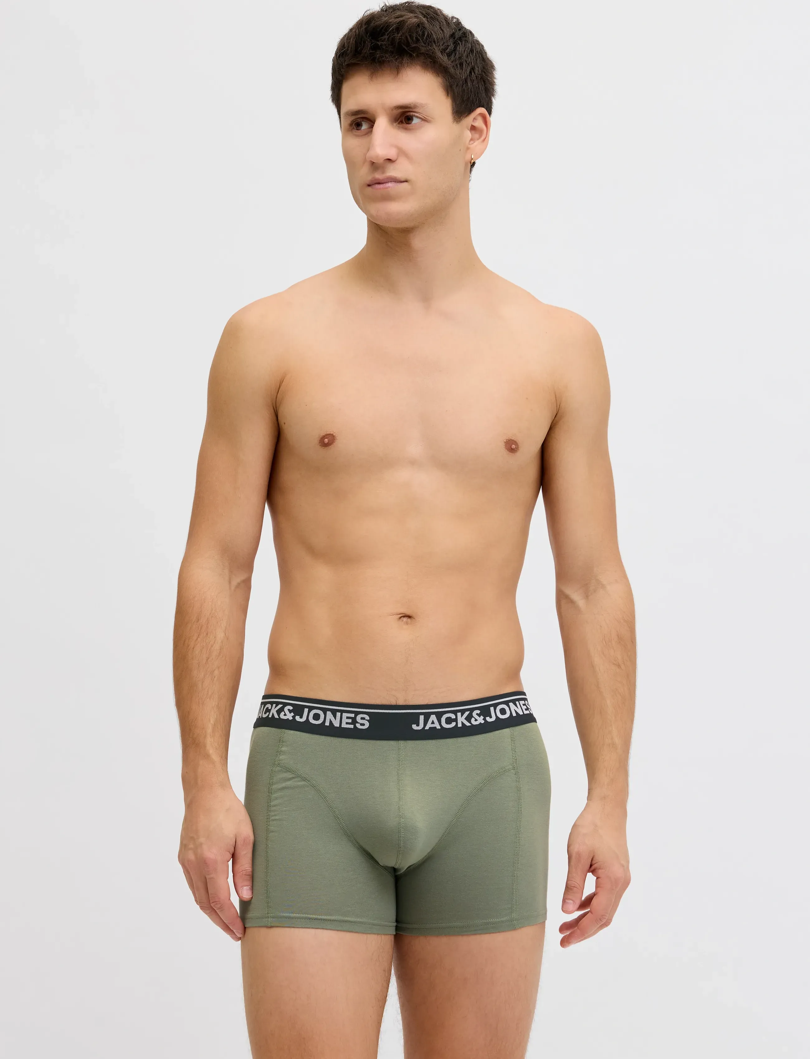 Jack & Jones JACTIMOTHY SOLID TRUNKS 3 PACK - Kolekcijos - DARK NAVY / black