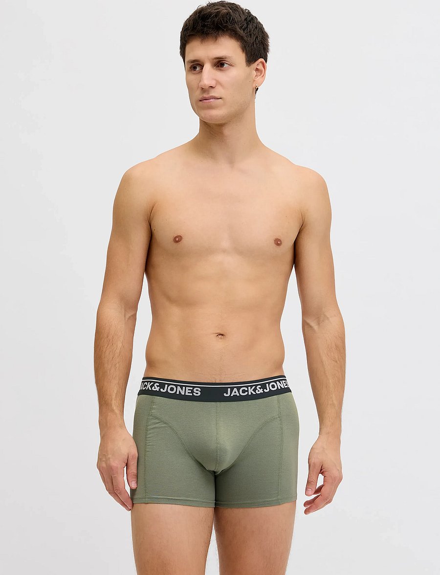 Jack & Jones - JACTIMOTHY SOLID TRUNKS 3 PACK - apatinių komplektas - dark navy - 0