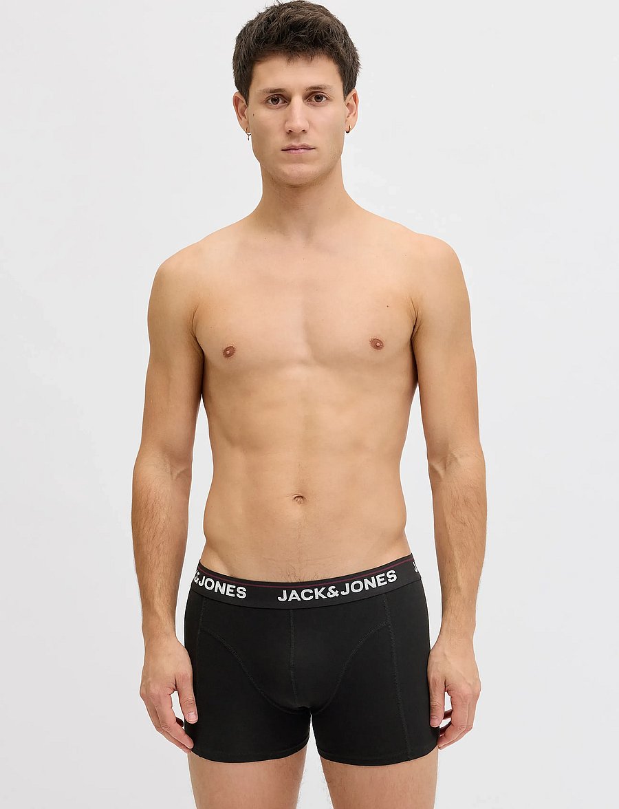 Jack & Jones - JACTIMOTHY SOLID TRUNKS 3 PACK - apatinių komplektas - dark navy - 3