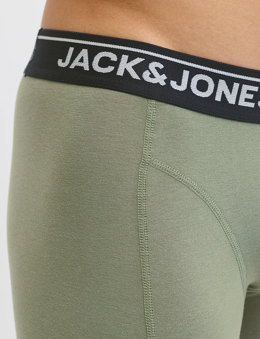 Jack & Jones - JACTIMOTHY SOLID TRUNKS 3 PACK - apatinių komplektas - dark navy - 5