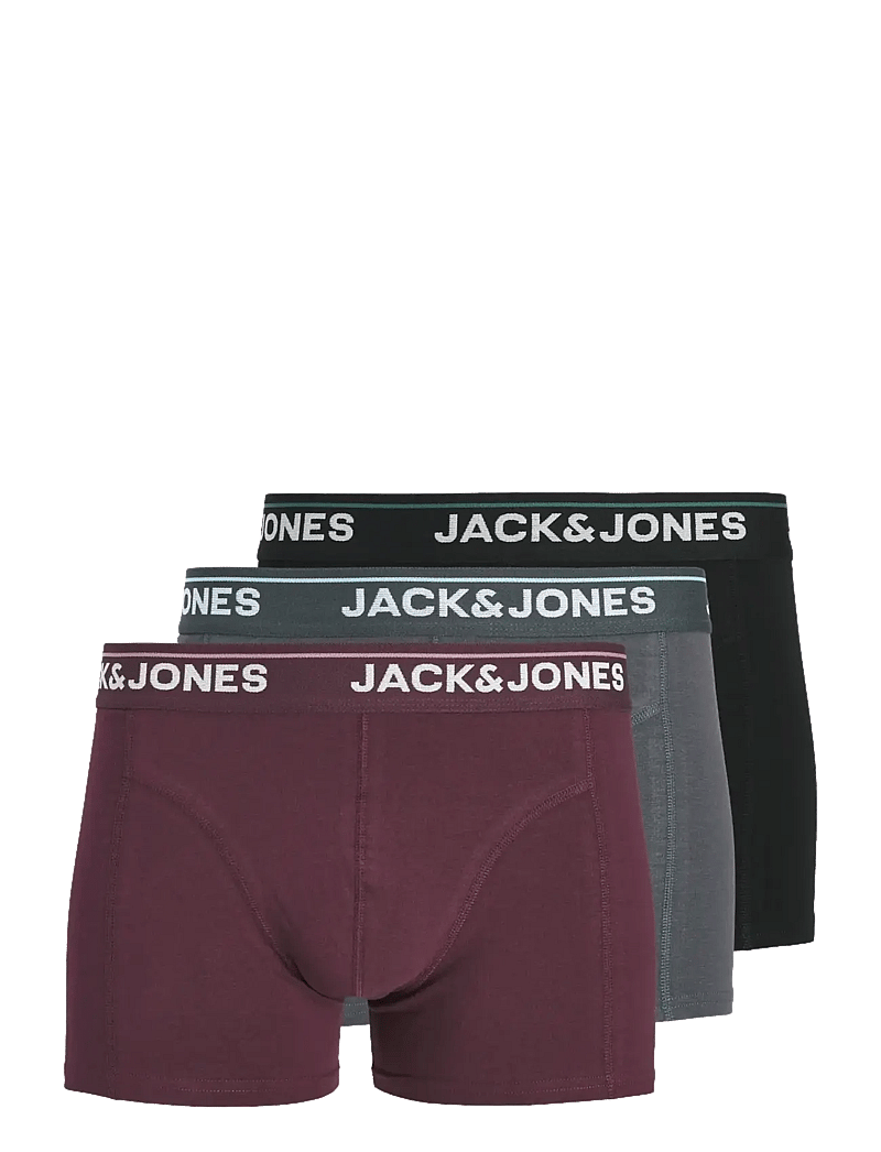 Jack & Jones - JACTIMOTHY SOLID TRUNKS 3 PACK - aluspükste mitmikpakk - phantom - 1