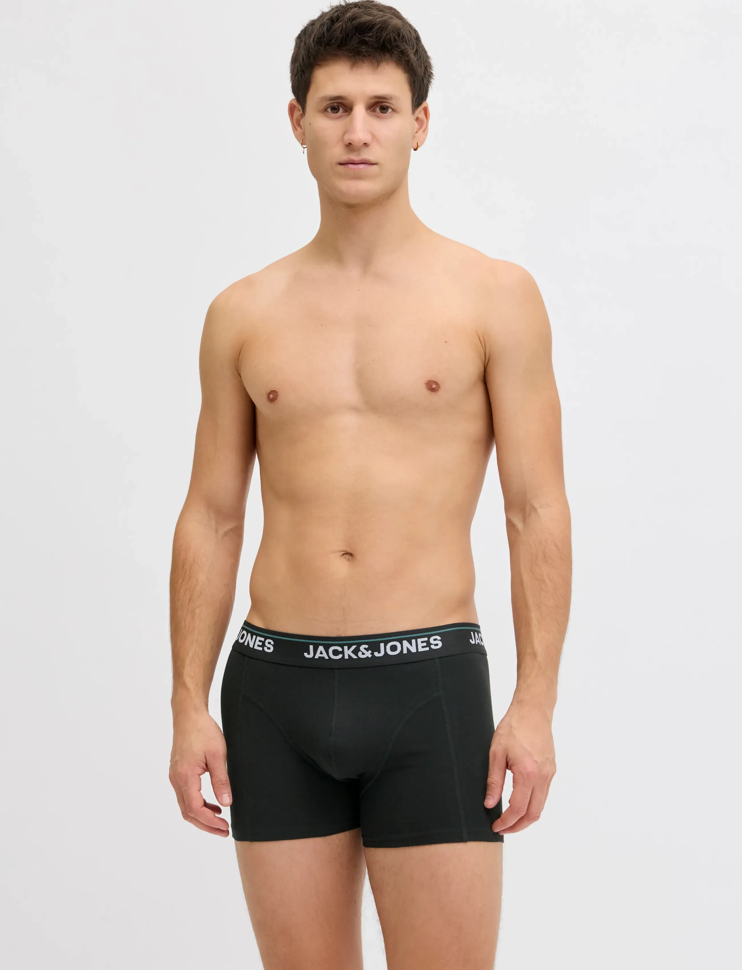 Jack & Jones - JACTIMOTHY SOLID TRUNKS 3 PACK - unterhosen im multipack - phantom - 3