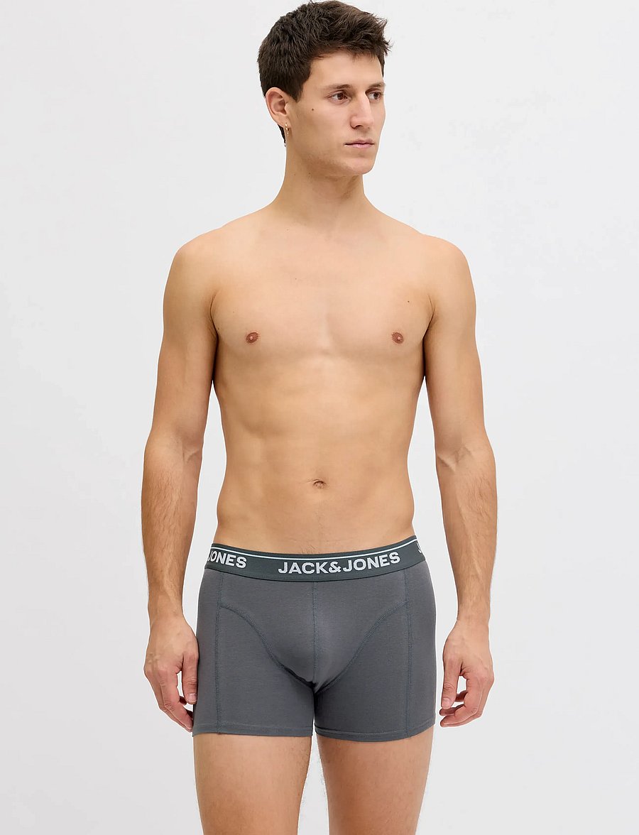 Jack & Jones - JACTIMOTHY SOLID TRUNKS 3 PACK - multipack underbukser - phantom - 4