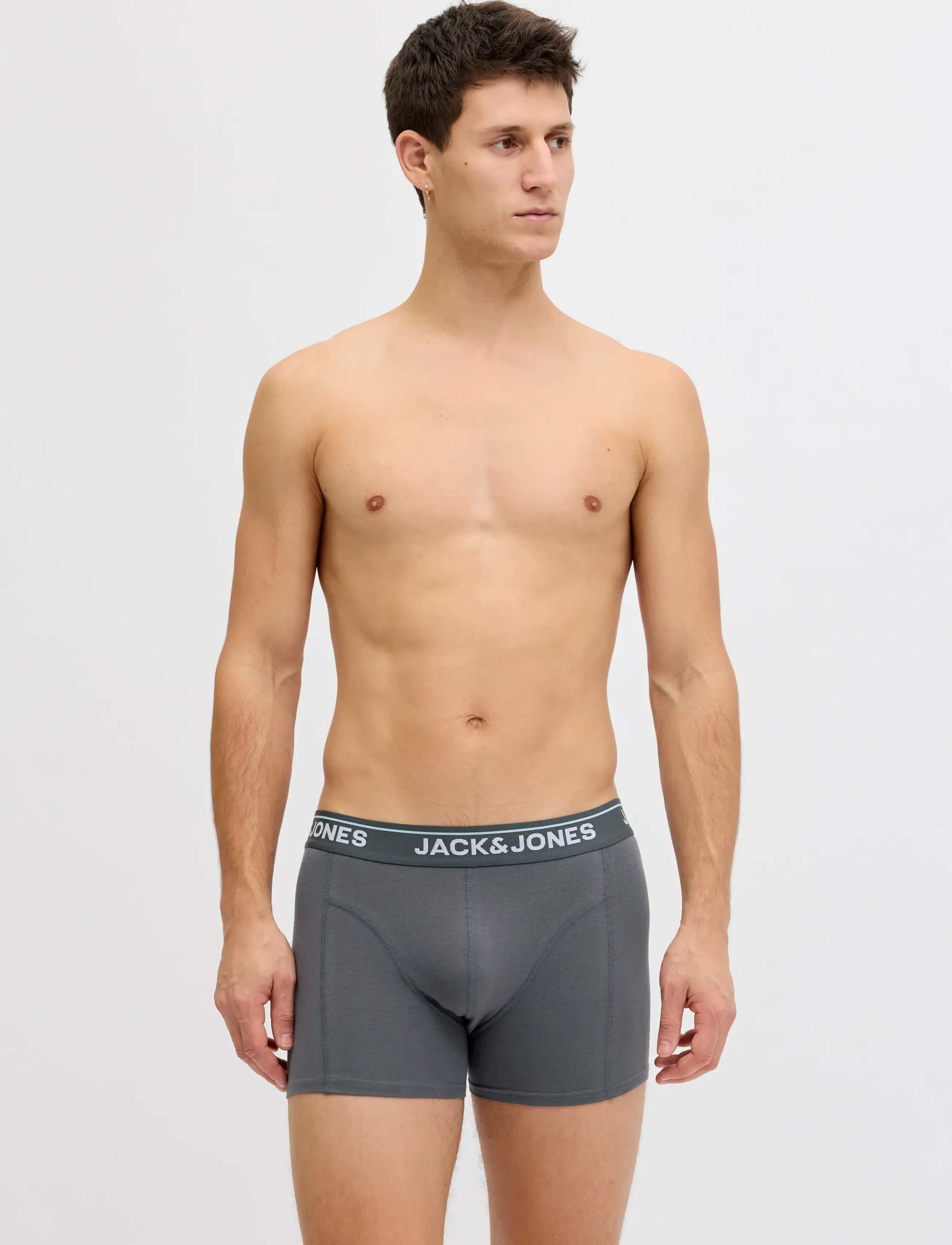 Jack & Jones - JACTIMOTHY SOLID TRUNKS 3 PACK - unterhosen im multipack - phantom - 4