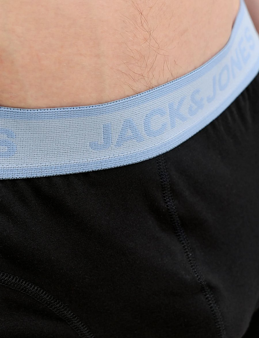 Jack & Jones - JACWESLEY SOLID TRUNKS 3 PACK - apakšveļas multipaka - black - 3