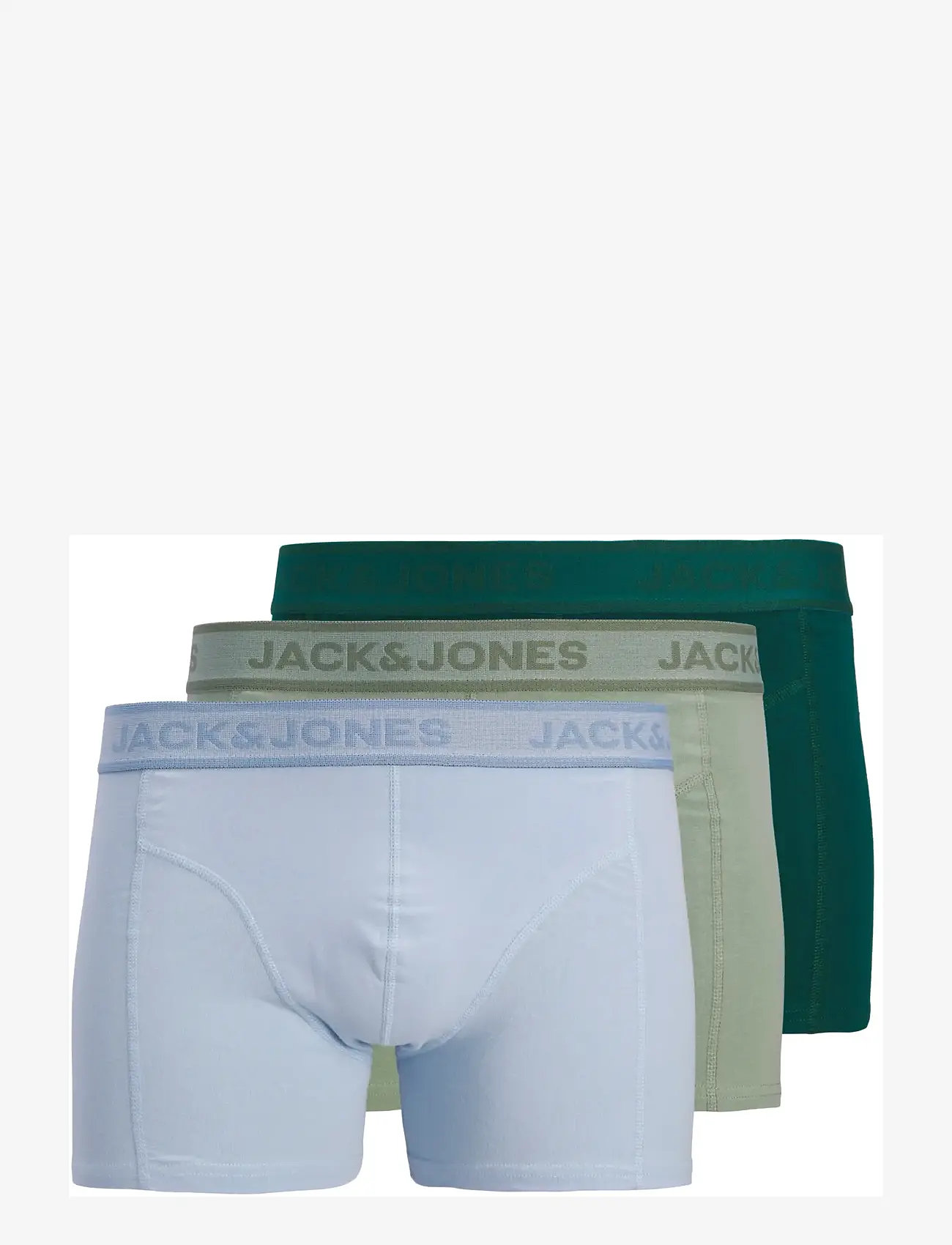 Jack & Jones - JACWESLEY SOLID TRUNKS 3 PACK - lägsta priserna - chambray blue - 1