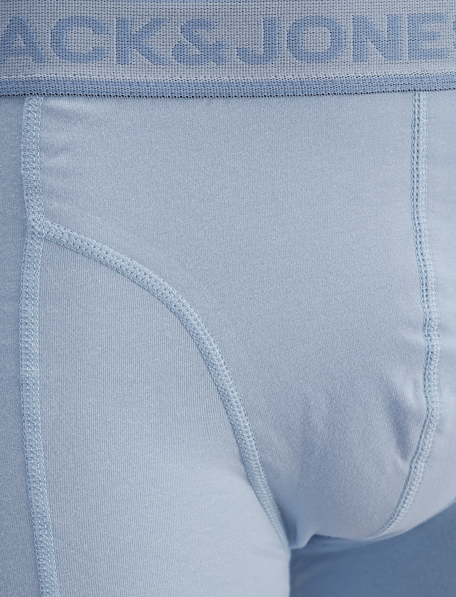 Jack & Jones - JACWESLEY SOLID TRUNKS 3 PACK - apakšveļas multipaka - chambray blue - 3