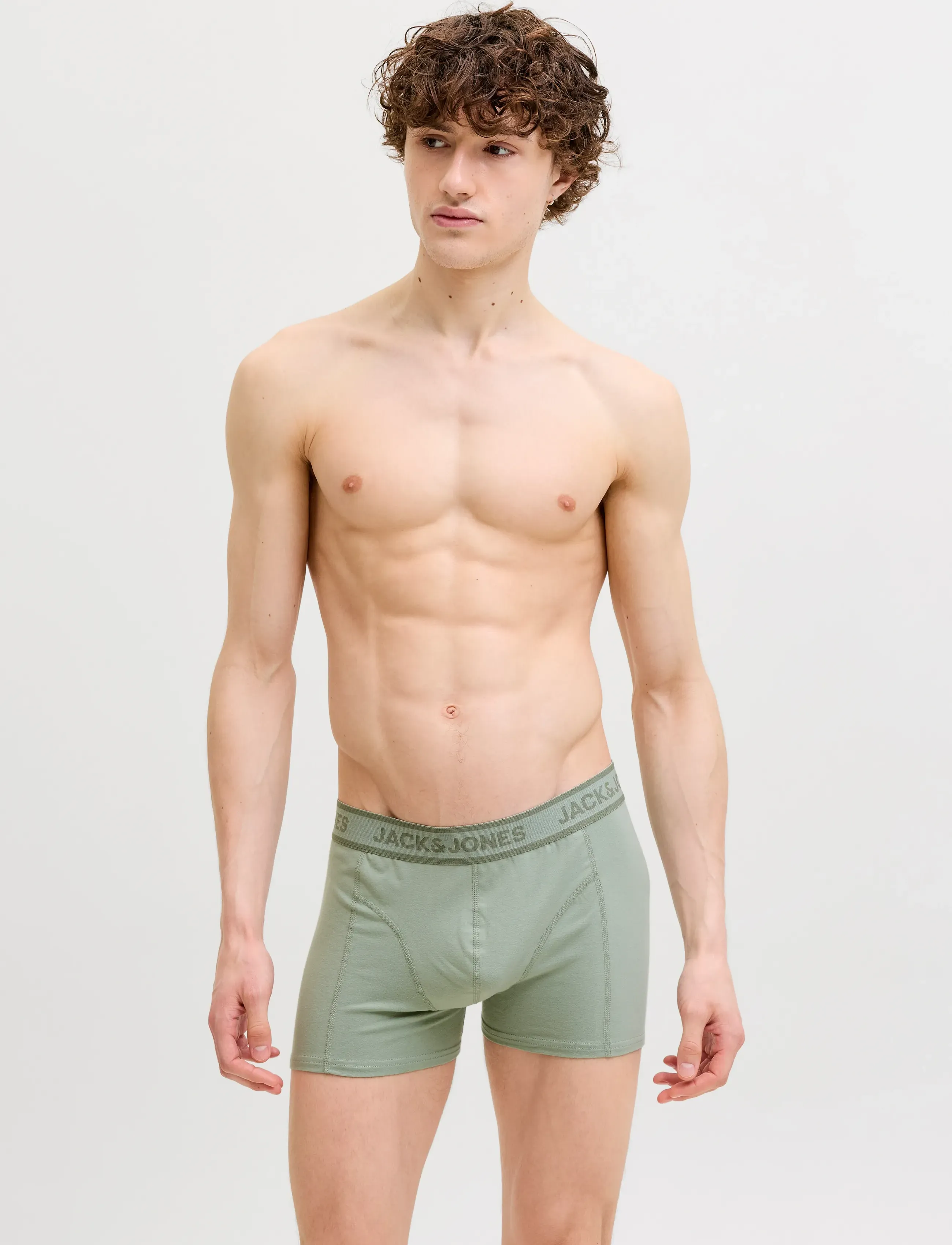 Jack & Jones JACWESLEY SOLID TRUNKS 3 PACK - Aluspesu - CHAMBRAY BLUE / blue
