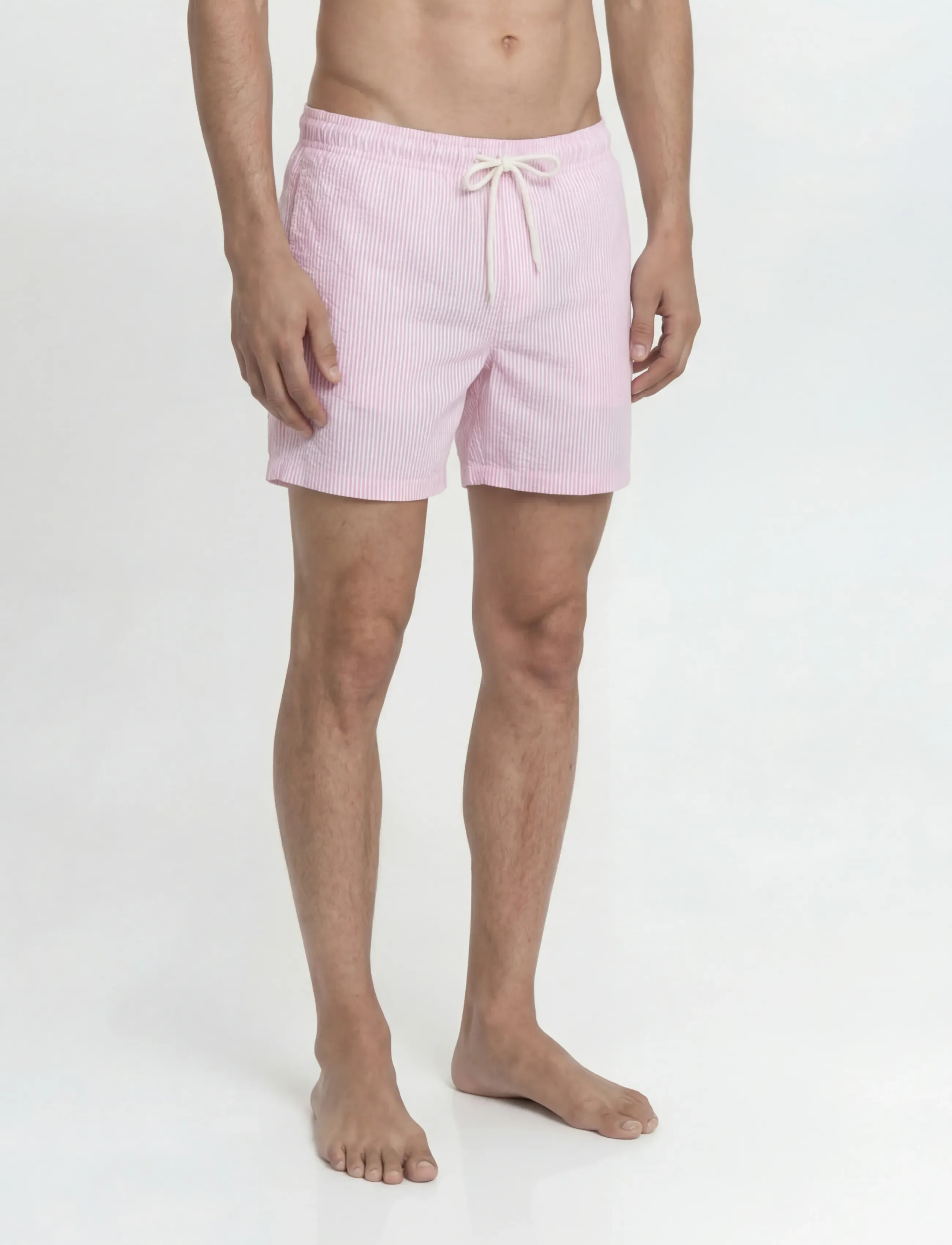Jack & Jones JPSTMAUI OCEAN SEERSUCKER SWIM SHORTS LN - Kollektionen - LILAC SACHET / pink/rose