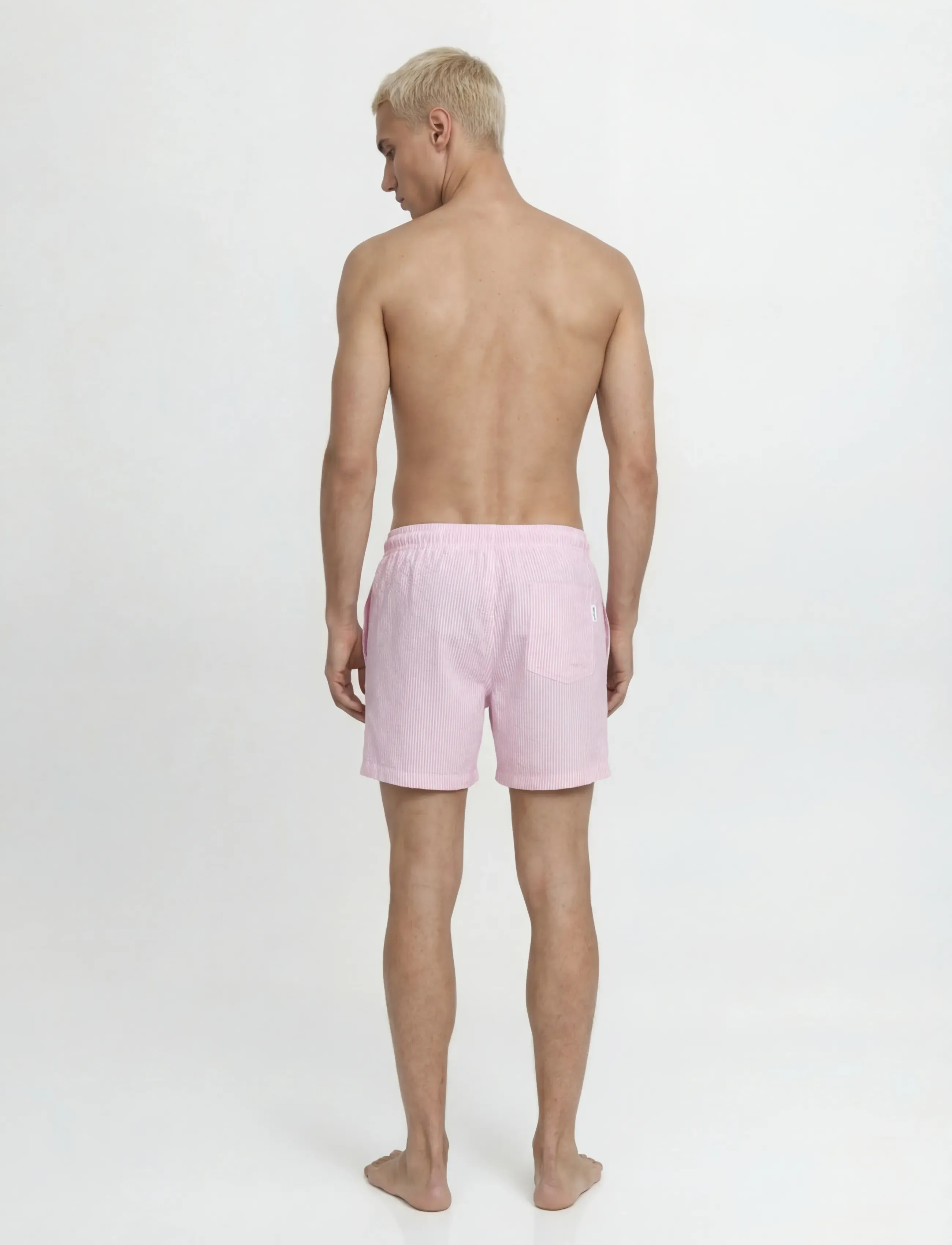 Jack & Jones - JPSTMAUI OCEAN SEERSUCKER SWIM SHORTS LN - badeshorts - lilac sachet - 3