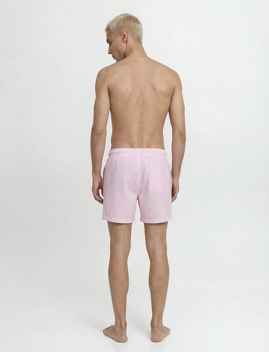 Jack & Jones - JPSTMAUI OCEAN SEERSUCKER SWIM SHORTS LN - badeshorts - lilac sachet - 3