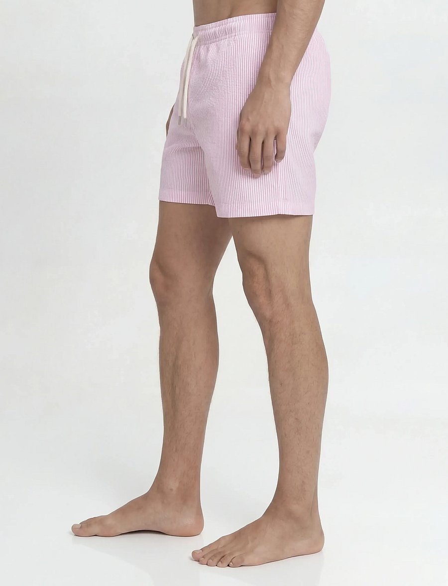 Jack & Jones - JPSTMAUI OCEAN SEERSUCKER SWIM SHORTS LN - badeshorts - lilac sachet - 5