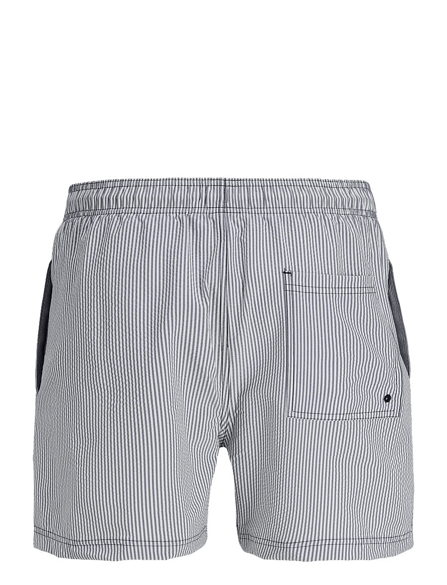 Jack & Jones - JPSTMAUI OCEAN SEERSUCKER SWIM SHORTS LN - badehose - navy blazer - 2