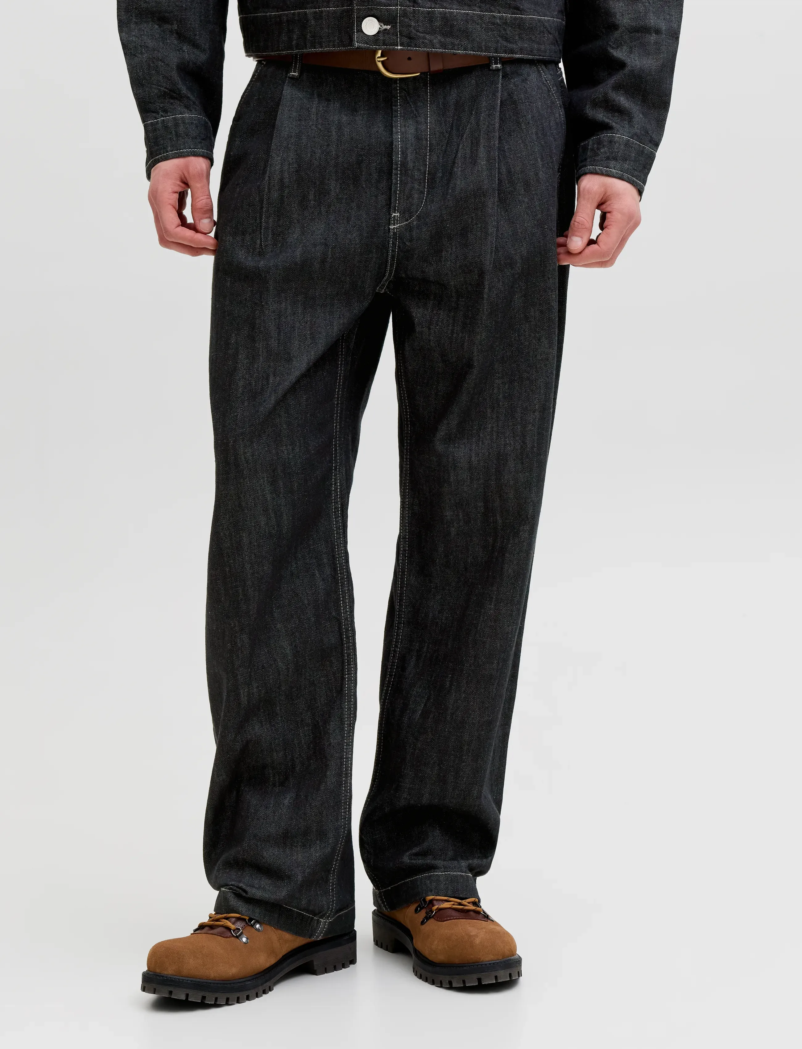 Jack & Jones JJITED JJLLOYD AKM 856 LN - Teksad - BLUE DENIM / black