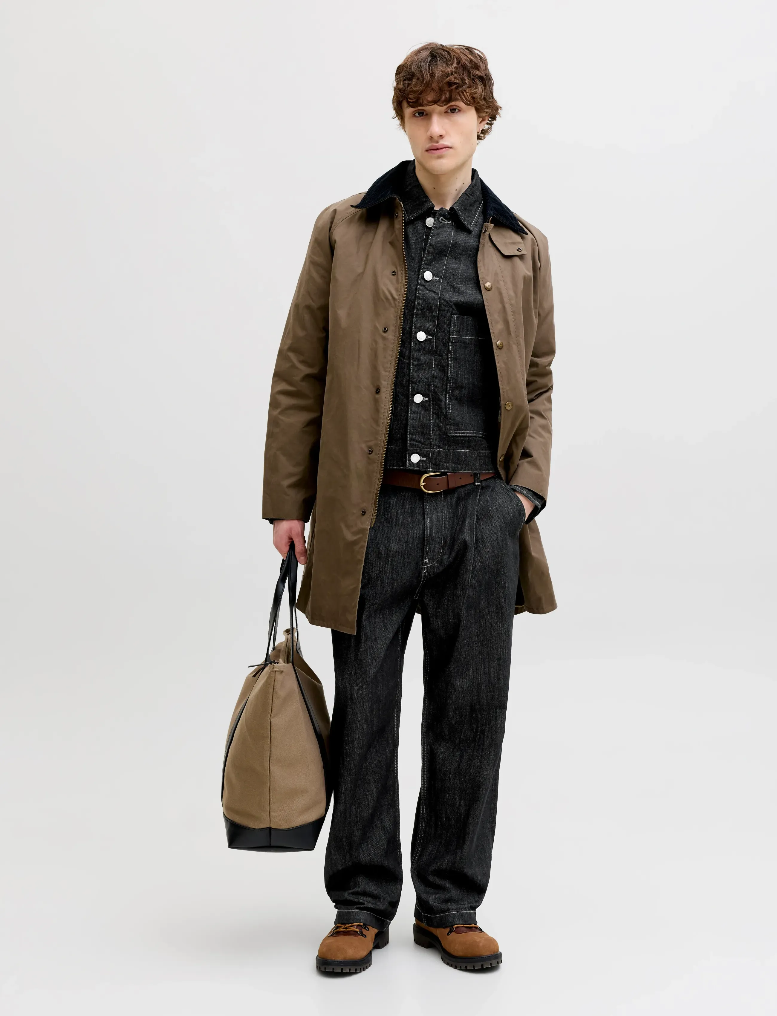 Jack & Jones - JORGLLOYD JACKET AKM 856 LN - spring jackets - blue denim - 3