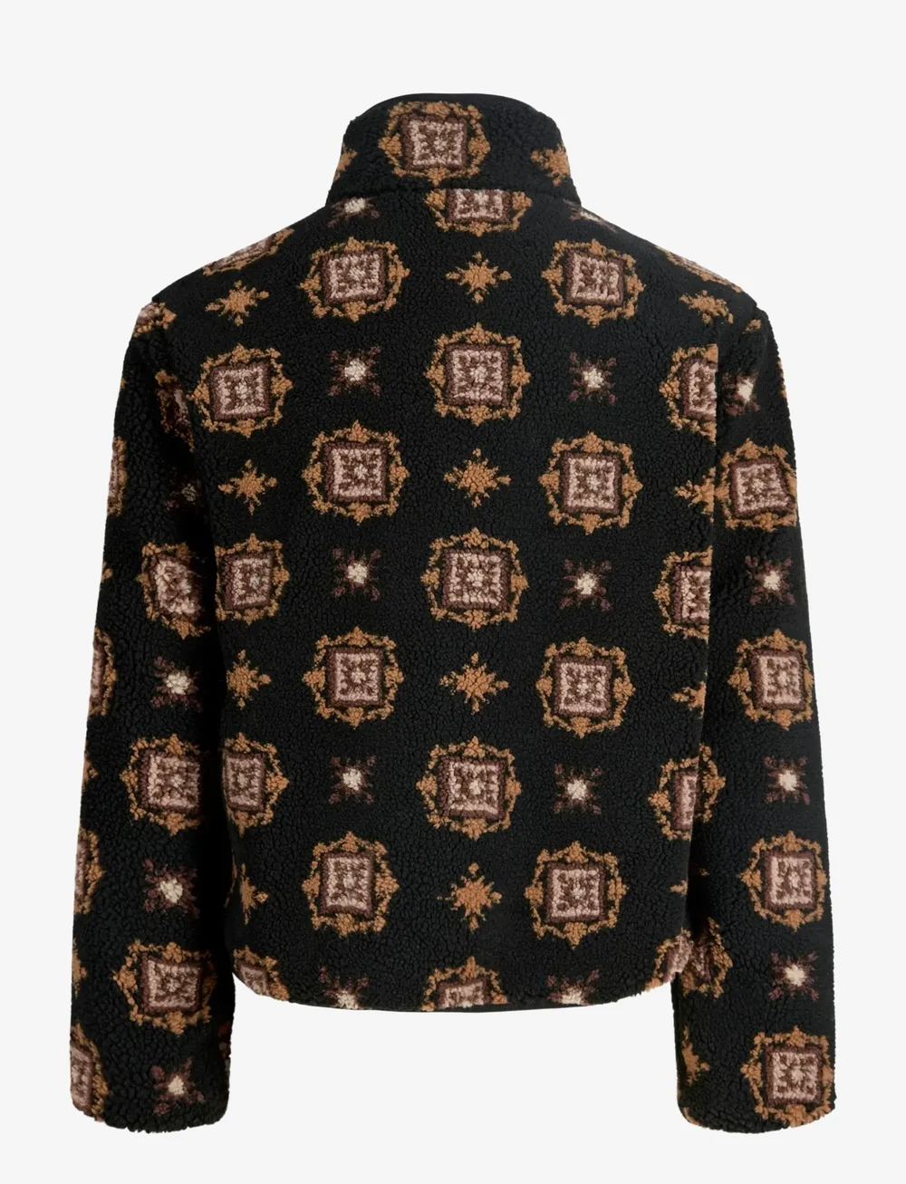 Jack & Jones - JORNORREBRO TEDDY AOP JACKET - teddy kampsunid - black - 1