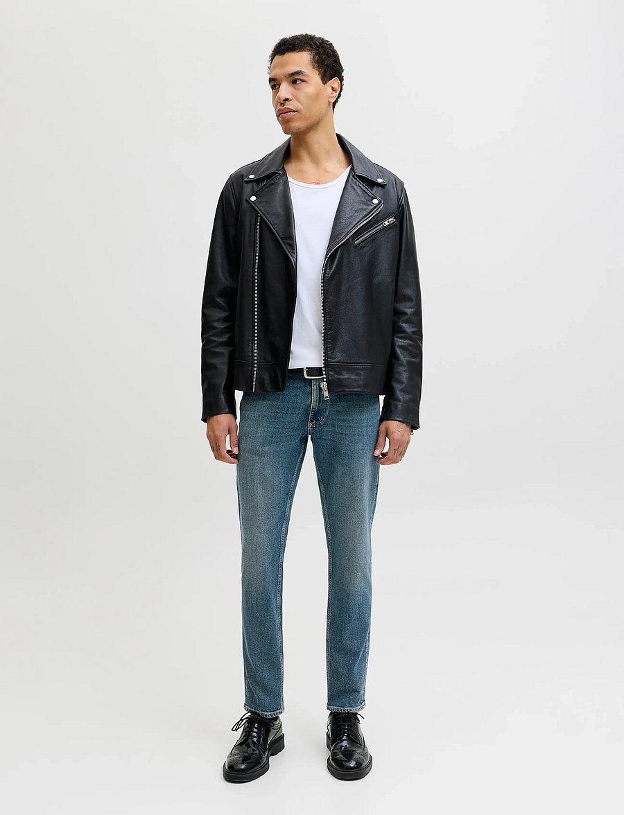 Jack & Jones - JJIGLENN JJEVAN JOS 996 SN - slim fit jeans - blue denim - 4