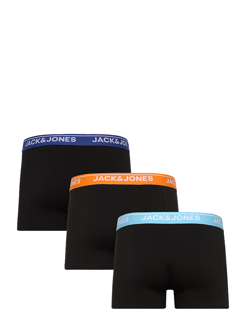 Jack & Jones - JACTHEODORE SOLID TRUNKS 3 PACK SN - multipack kalsonger - black - 1