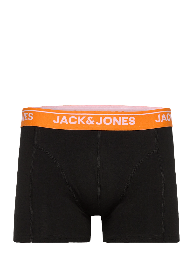 Jack & Jones - JACTHEODORE SOLID TRUNKS 3 PACK SN - multipack kalsonger - black - 2