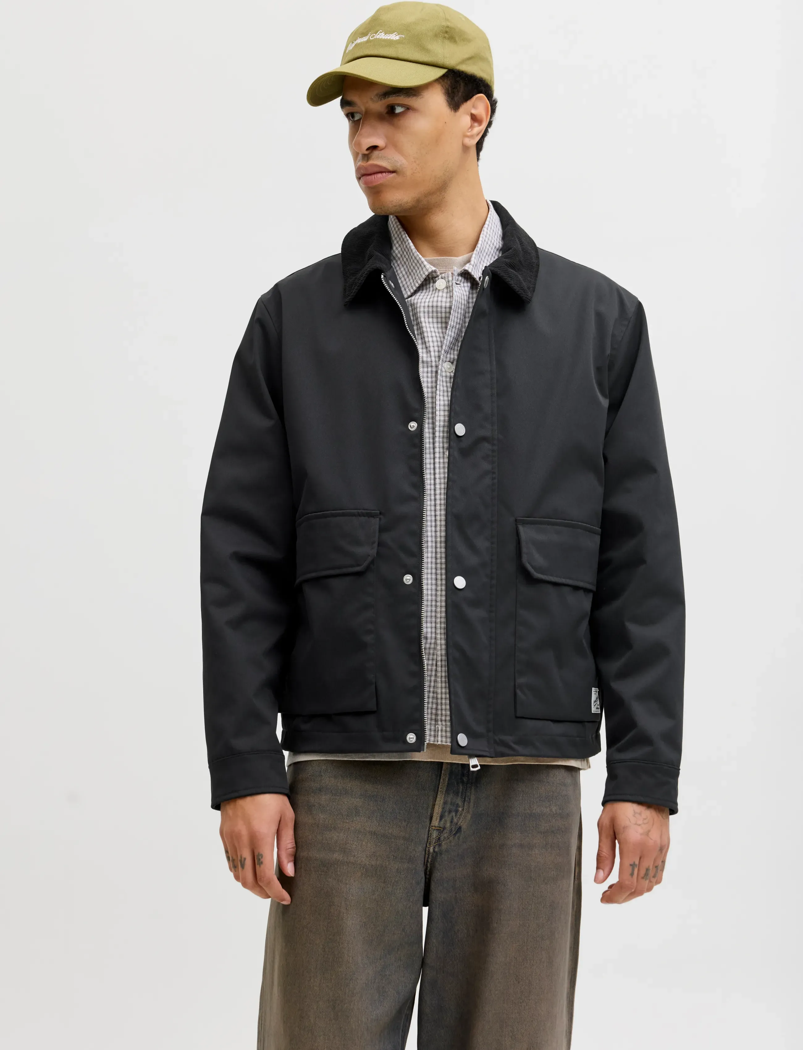 Jack & Jones JORCATSKILLS BARN JACKET SN - Jacken & Mäntel - BLACK / black