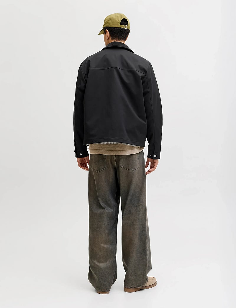 Jack & Jones - JORCATSKILLS BARN JACKET SN - spring jackets - black - 2