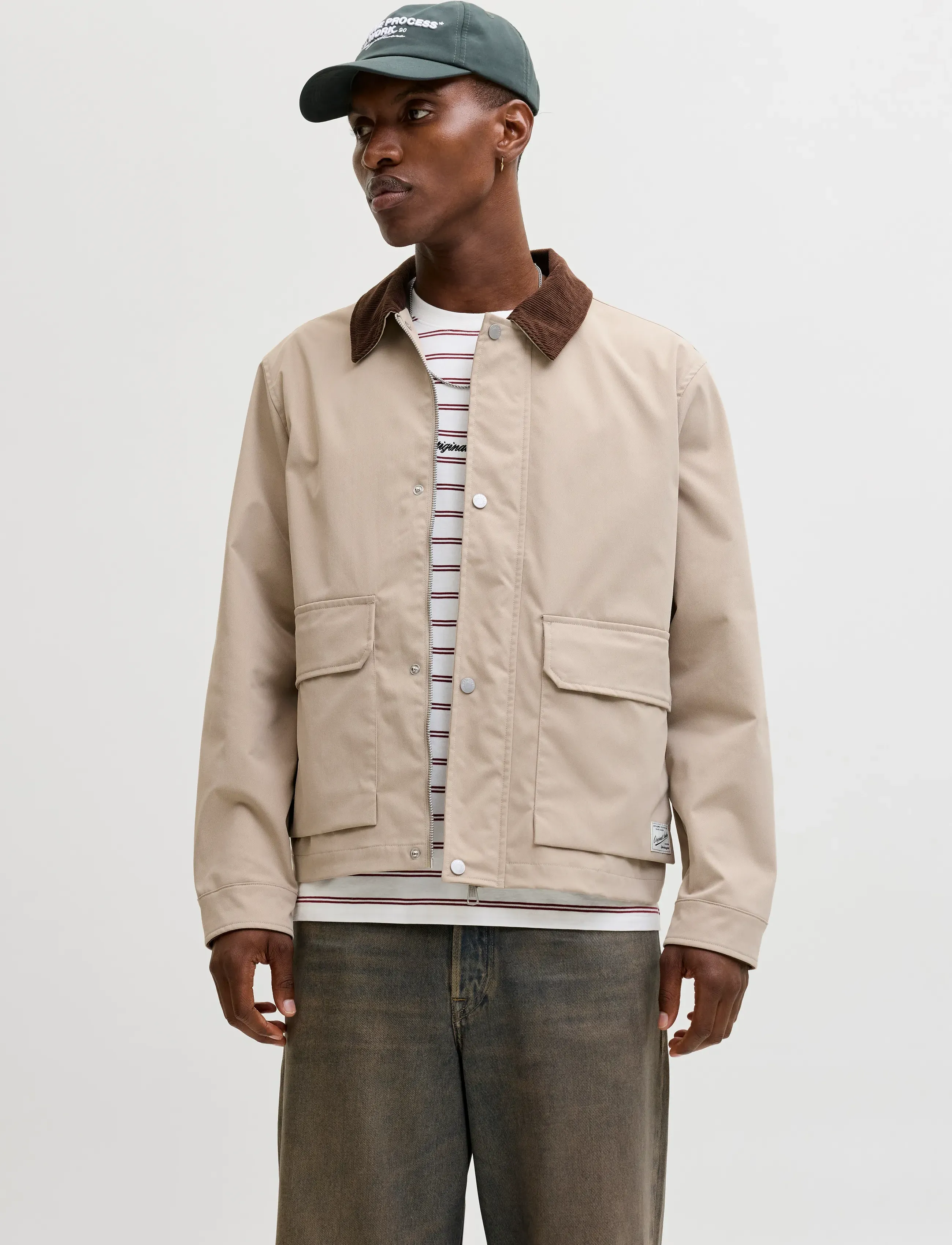 Jack & Jones JORCATSKILLS BARN JACKET SN - Jacken - CROCKERY / beige
