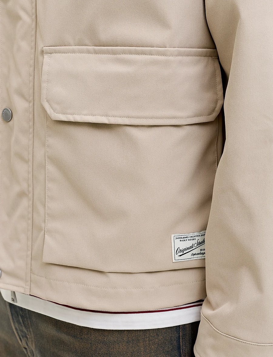 Jack & Jones - JORCATSKILLS BARN JACKET SN - frühlingsjacken - crockery - 5